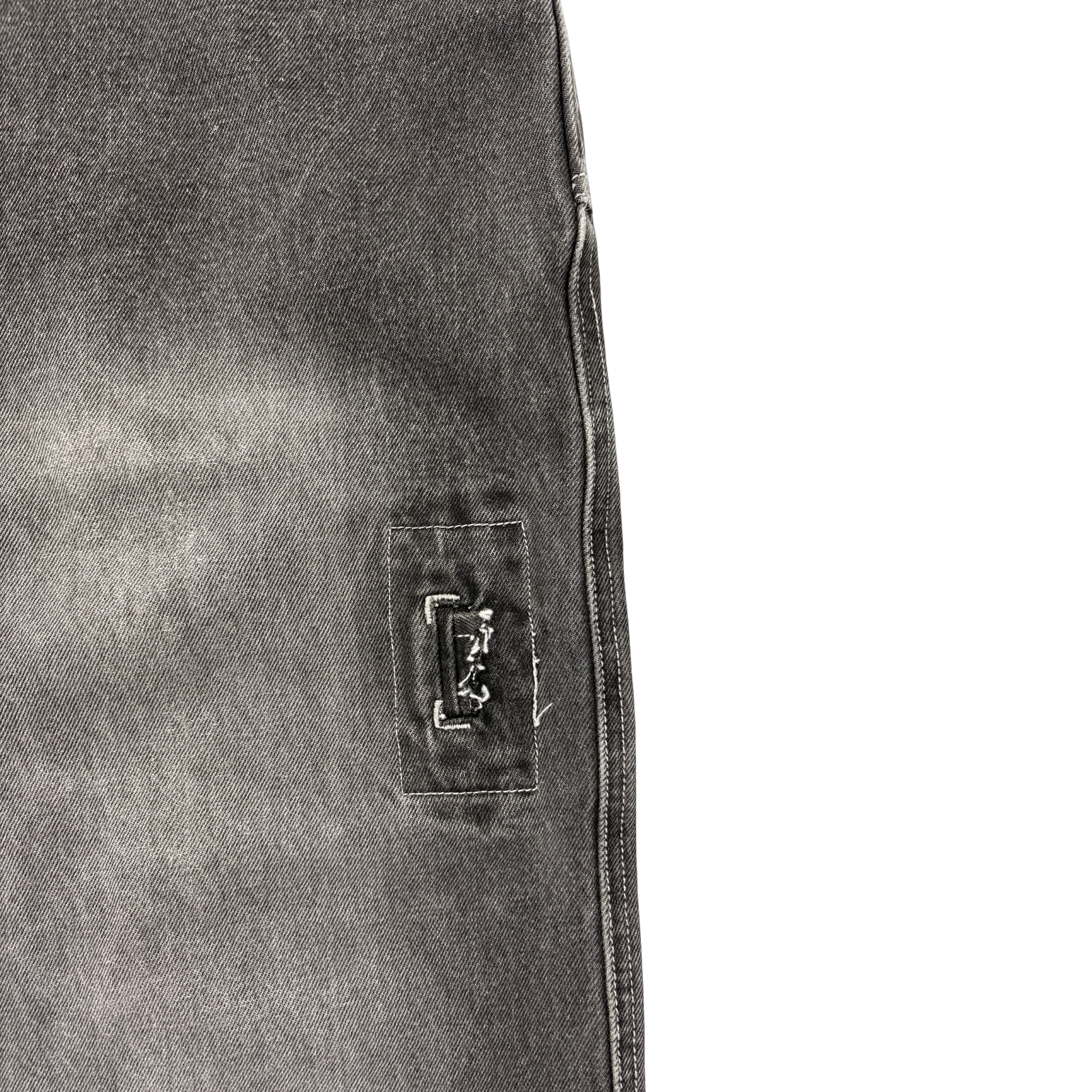 Vintage Y2K Johnny Blaze Jorts Washed Black