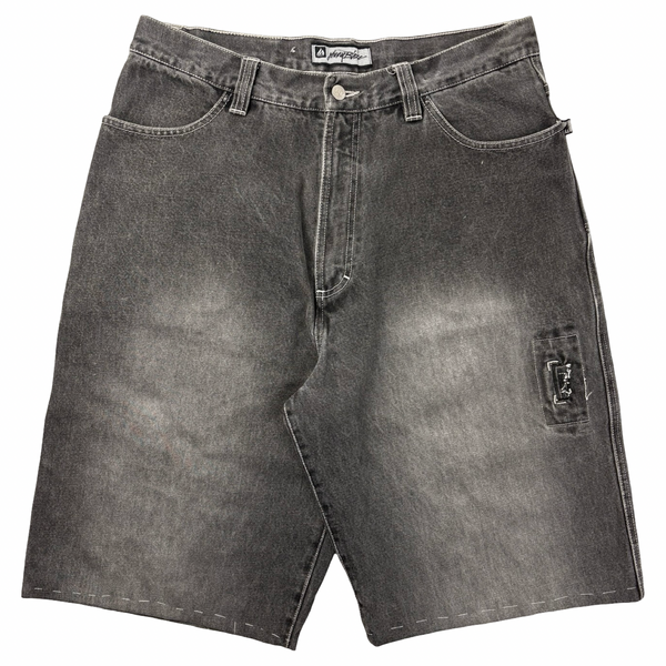 Vintage Y2K Johnny Blaze Jorts Washed Black