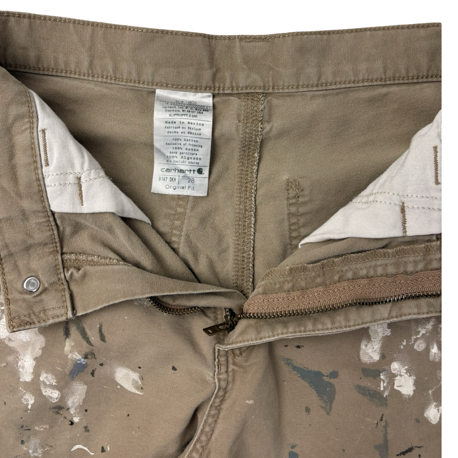 Carhartt Paint Splatter Work Shorts