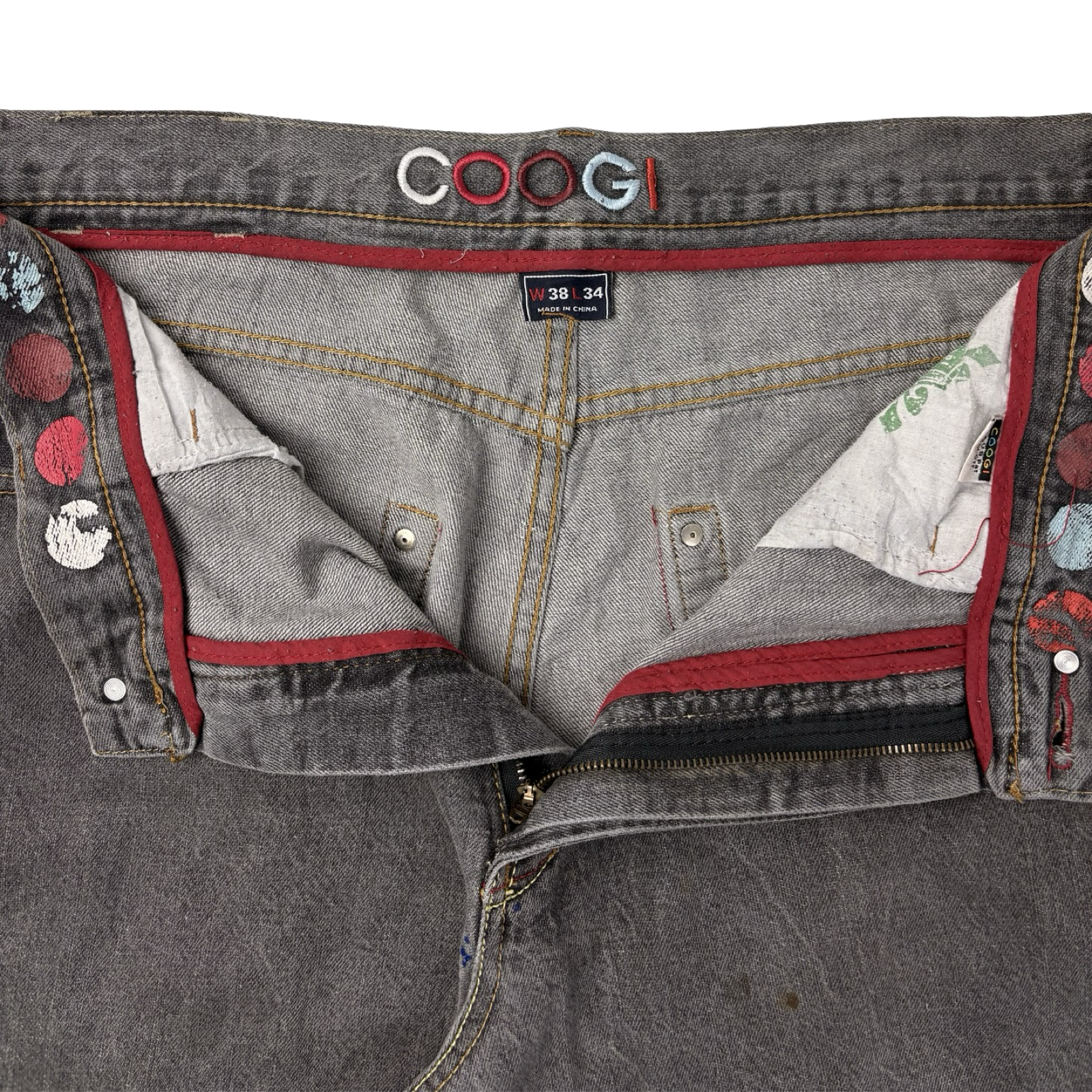 Vintage Y2K COOGI Embroidered Booty Pockets Jorts