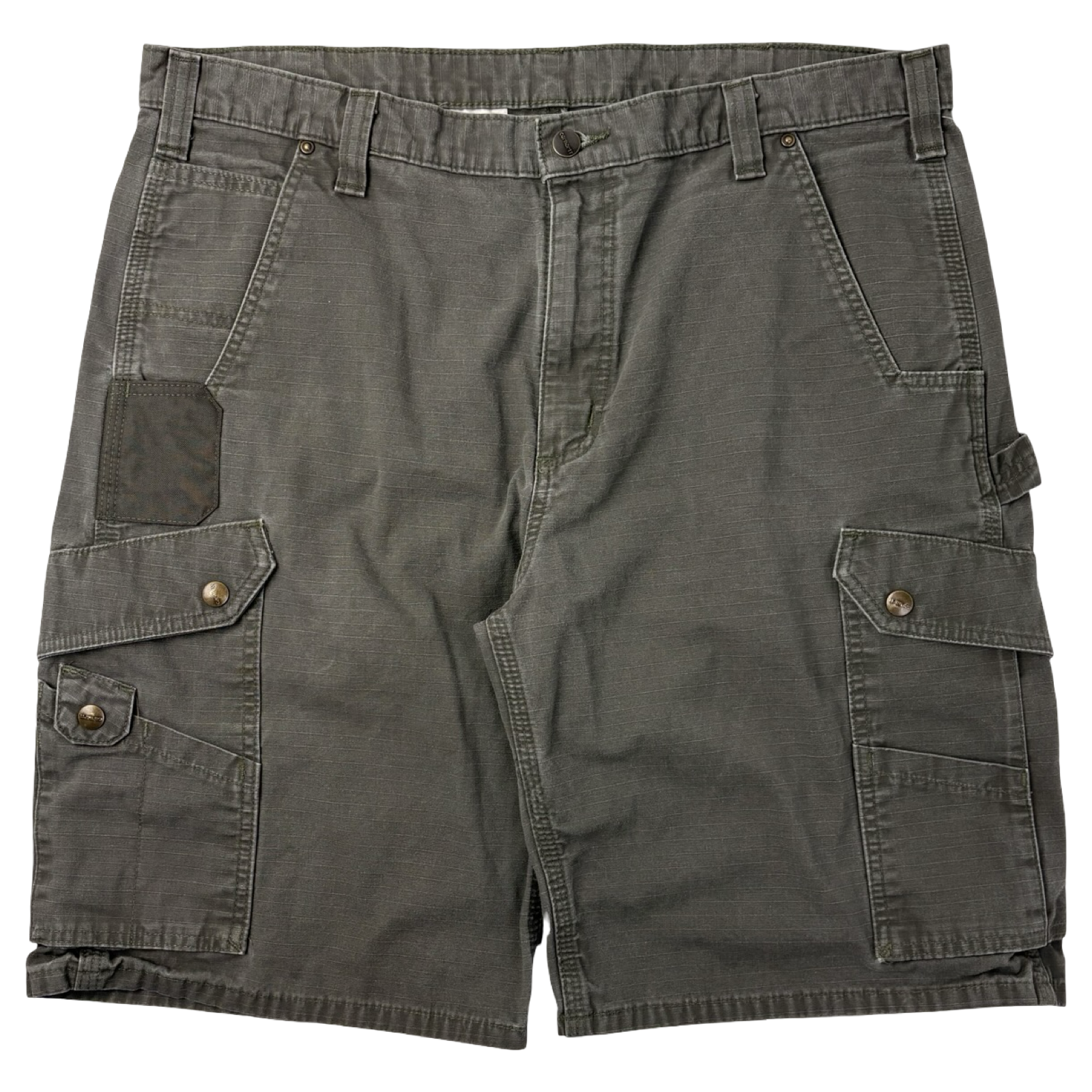 Carhartt B357 Rip Stop Work Cargo Short Moss