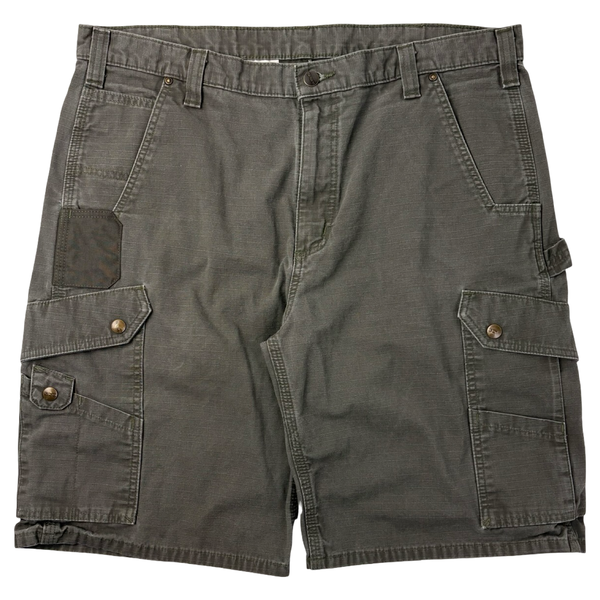 Carhartt B357 Rip Stop Work Cargo Short Moss