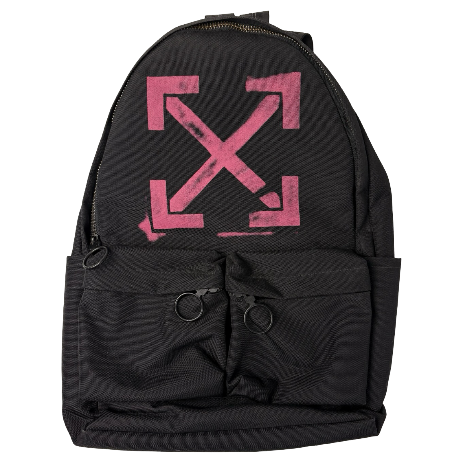 Off-White Faded Arrow Print Backpack