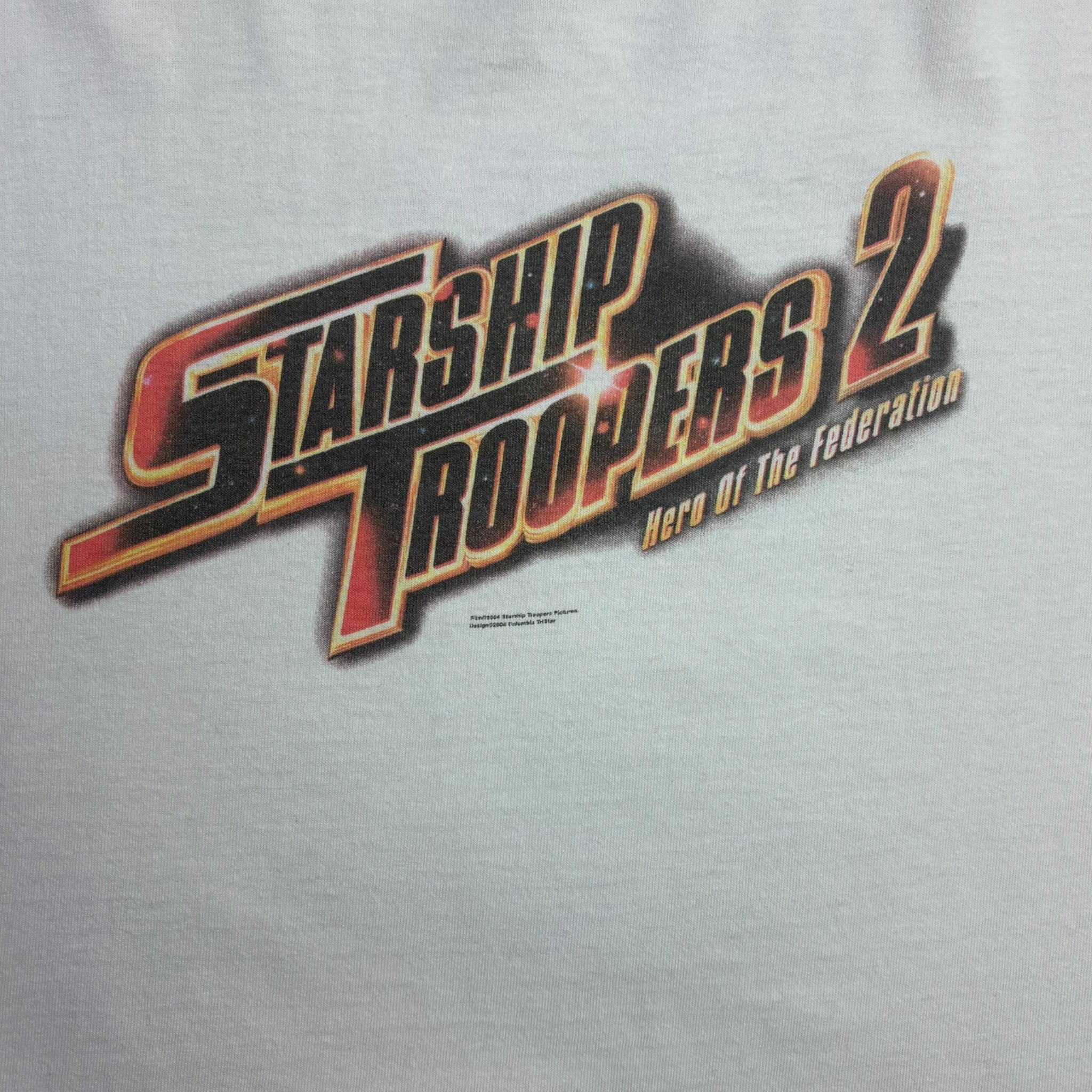 2004 Starship Troopers 2 Hero Of The Federation Promo T-Shirt