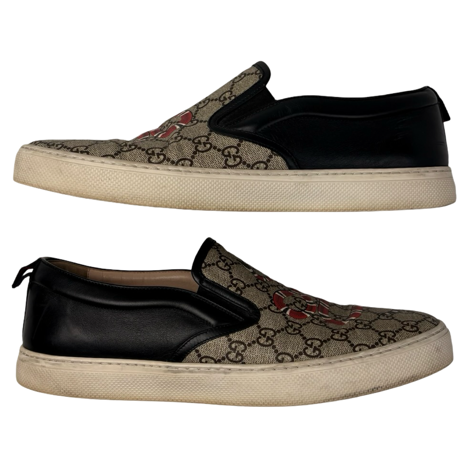 Gucci GG Supreme Slip-On “Kingsnake” (Used)