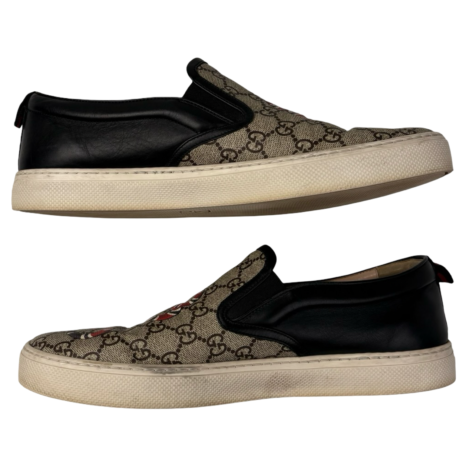 Gucci GG Supreme Slip-On “Kingsnake” (Used)