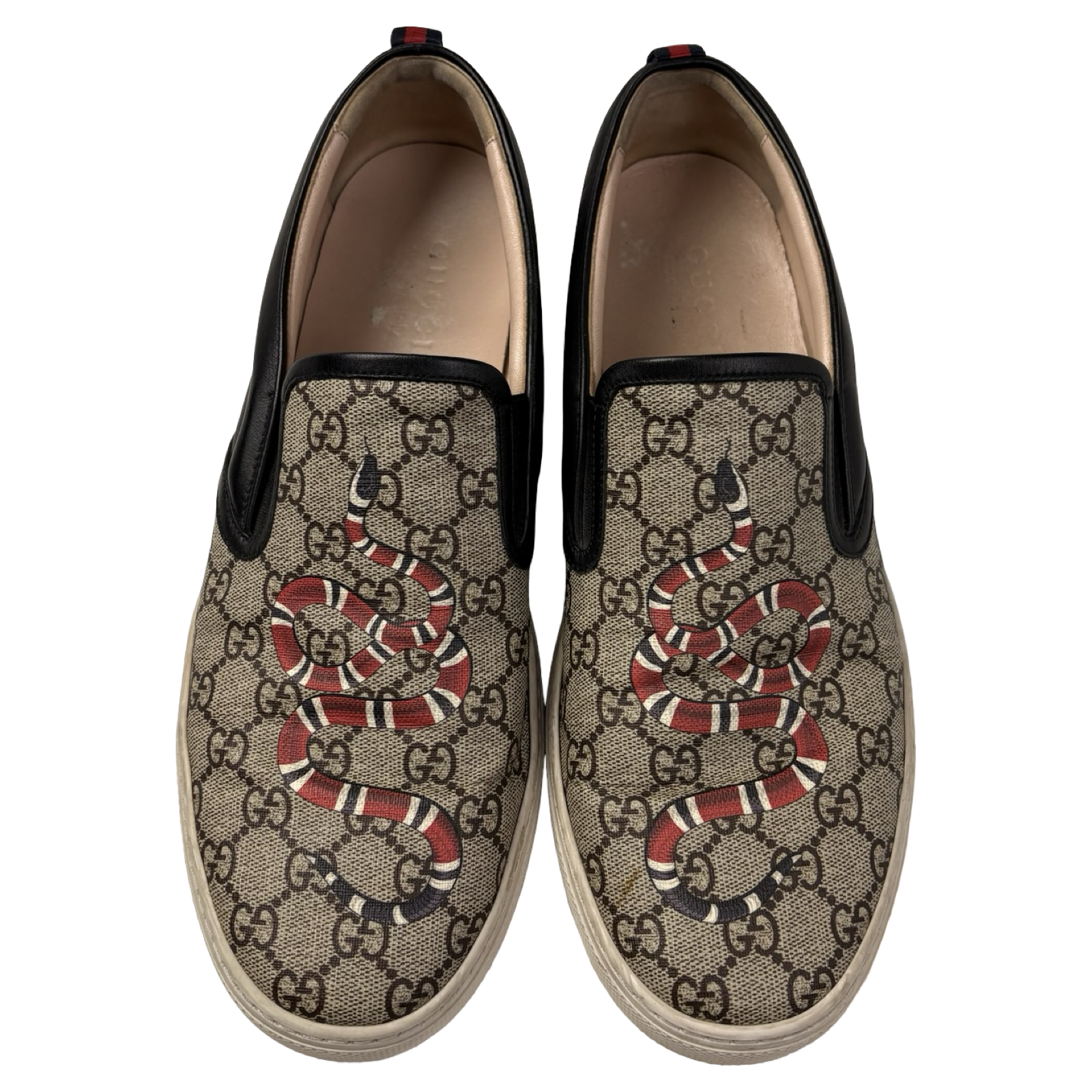 Gucci GG Supreme Slip-On “Kingsnake” (Used)