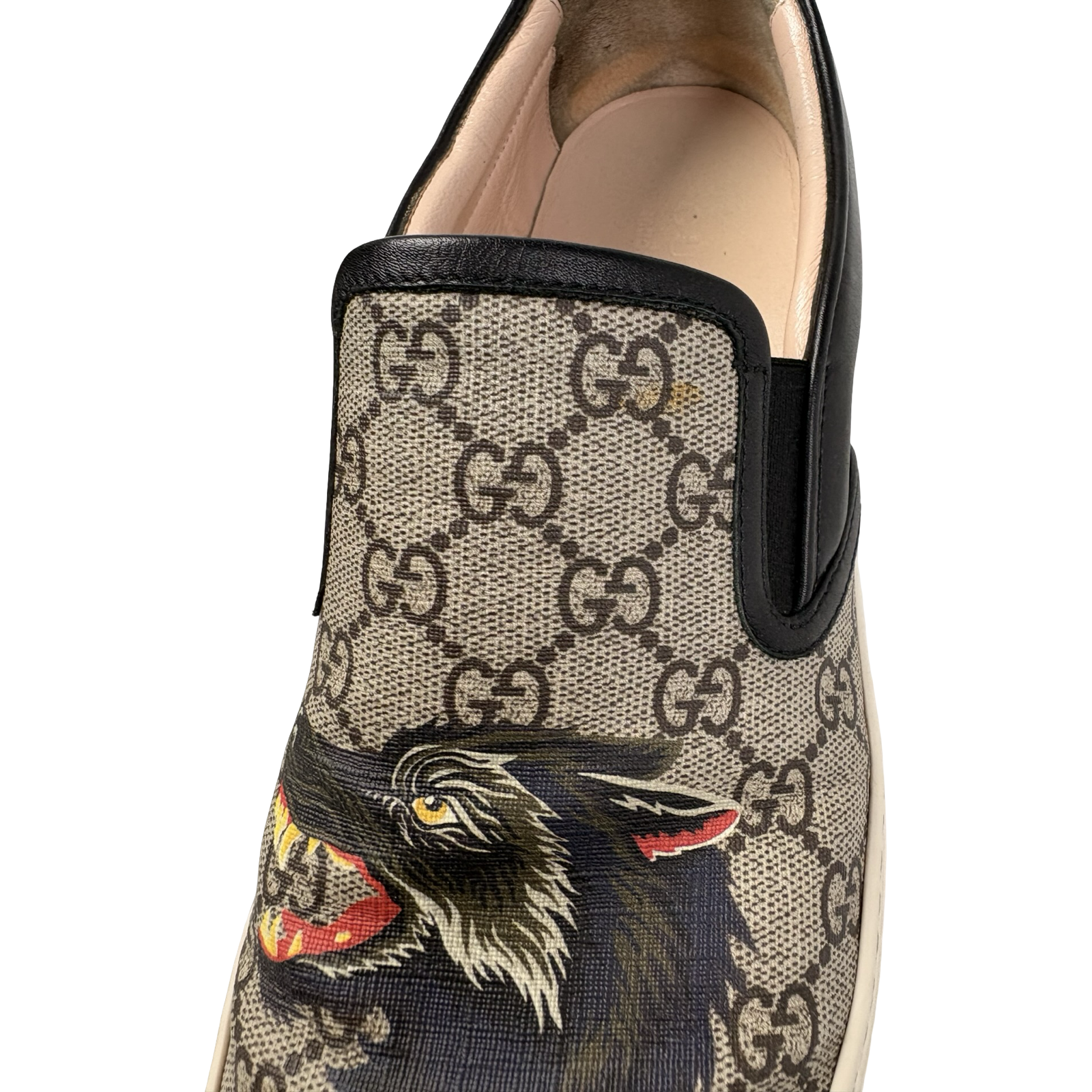 Gucci GG Supreme Slip-On “Dublin Wild Wolf” (Used)