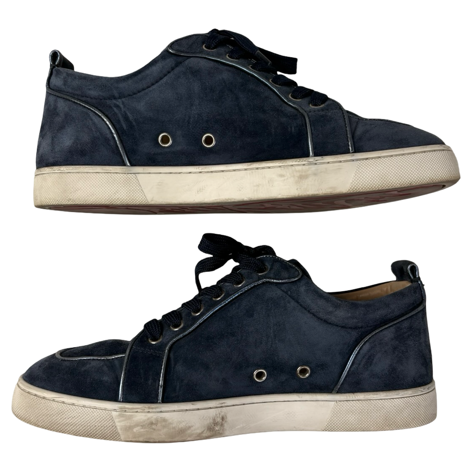 Christian Louboutin Rantulow Navy Suede (Used)