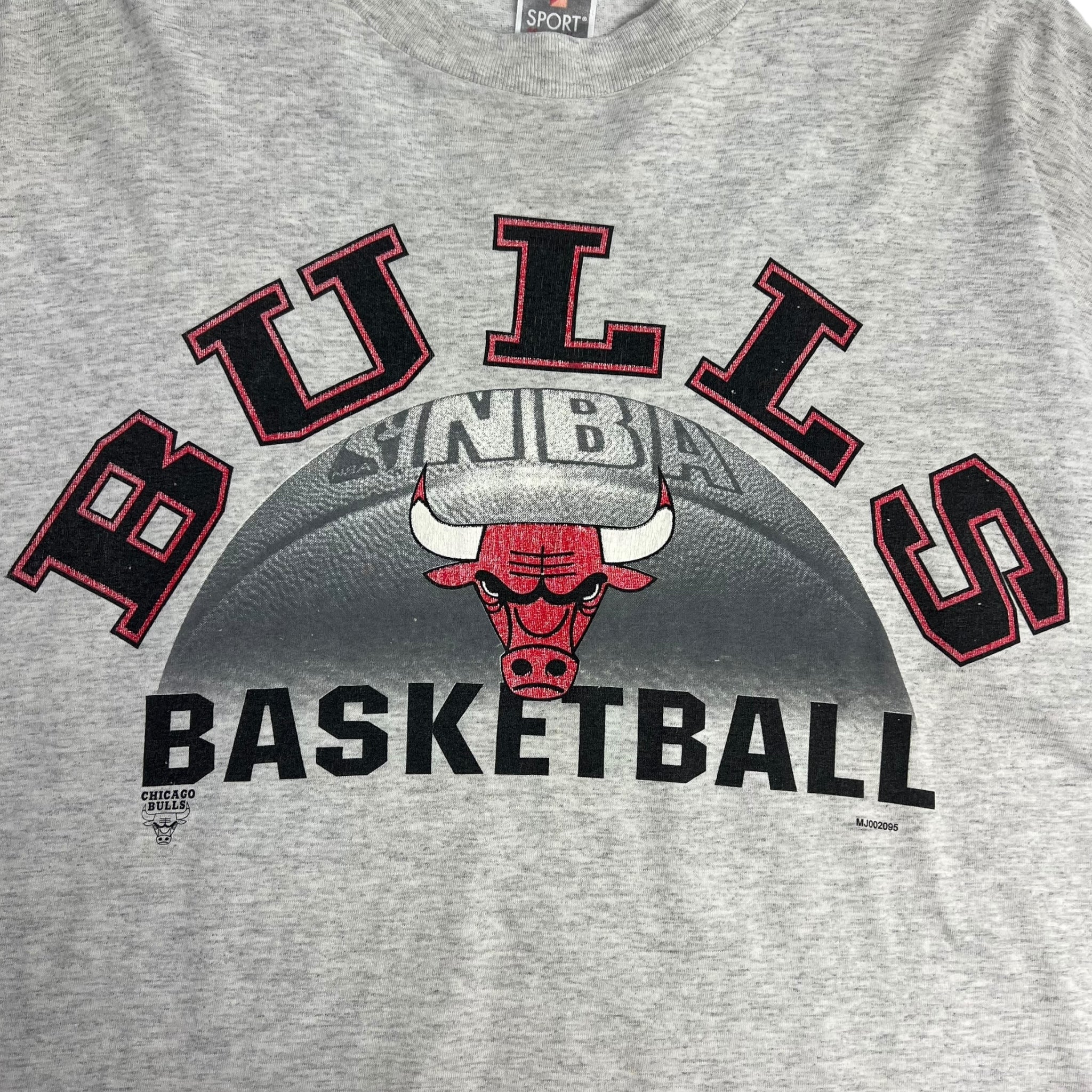 1995 Chicago Bulls Basketball Tee Grey