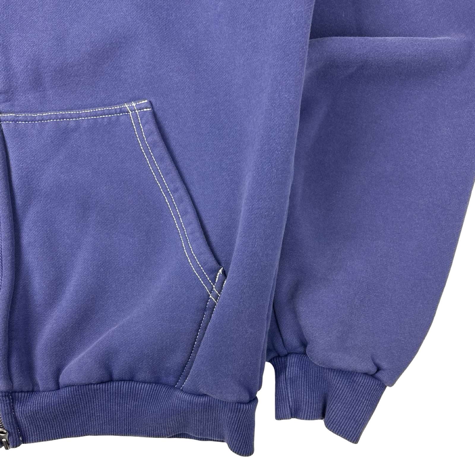 Butter Goods Breakdown Zip-Thru Hoodie Washed Purple