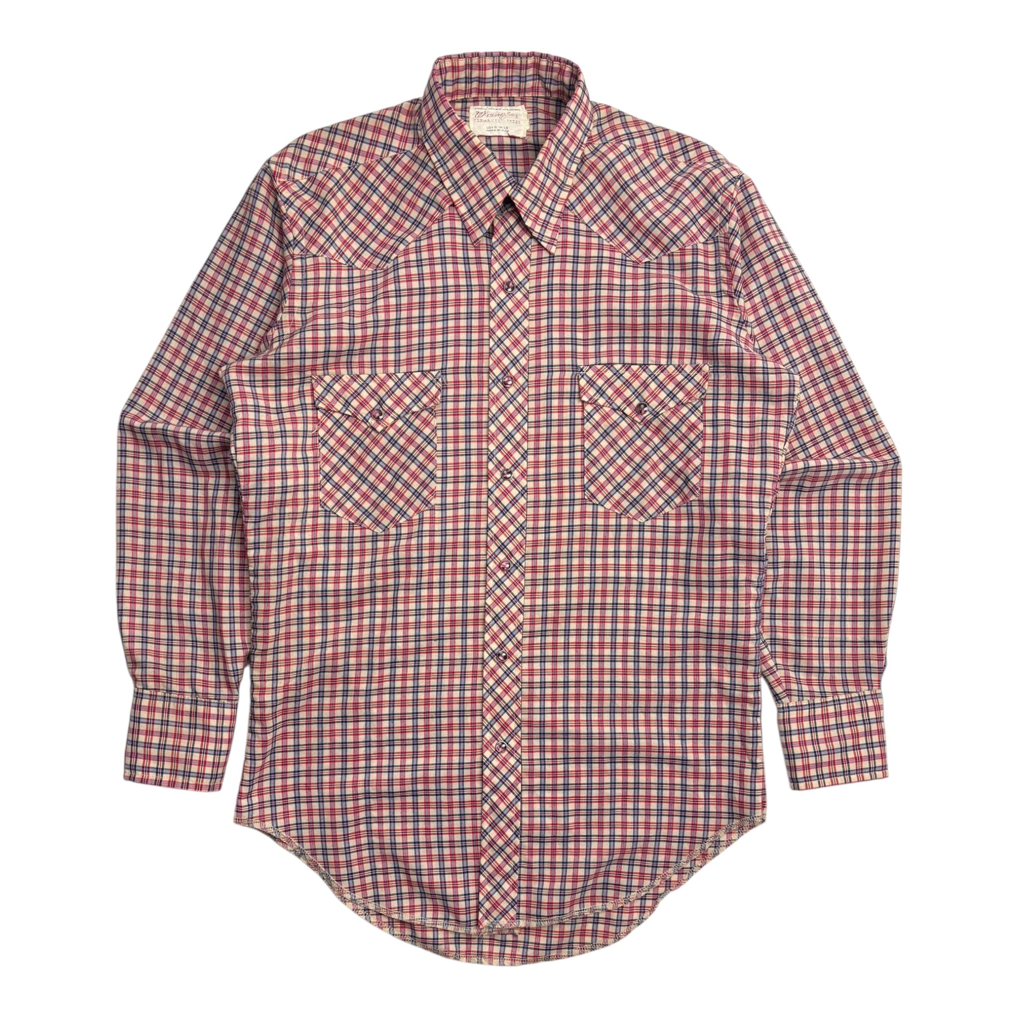 Vintage Wrangler Gem Stone Snap Button Up