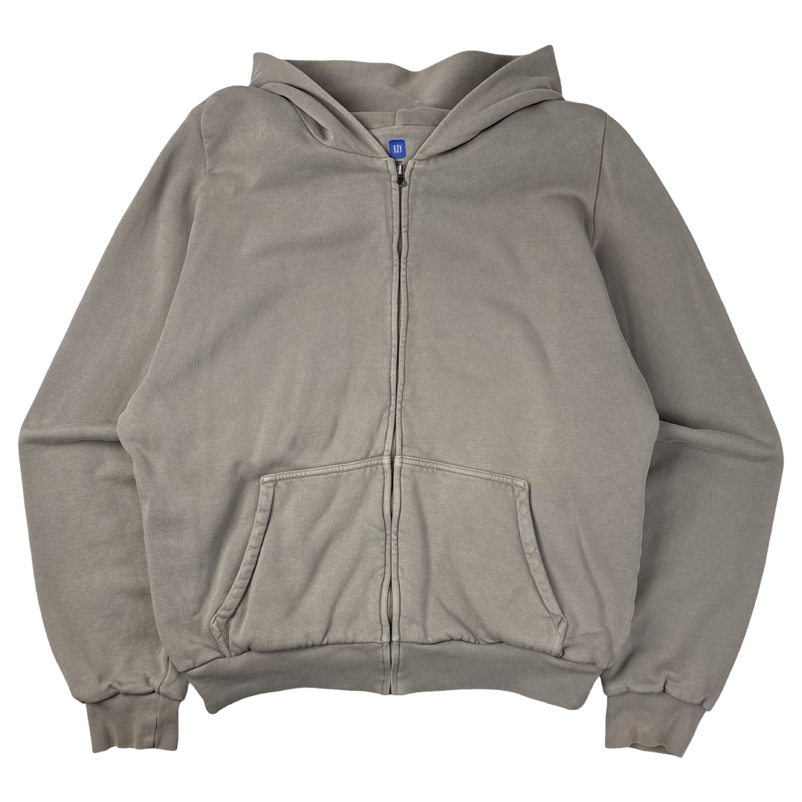 YZY Gap Hoodie Full Zip Light Grey