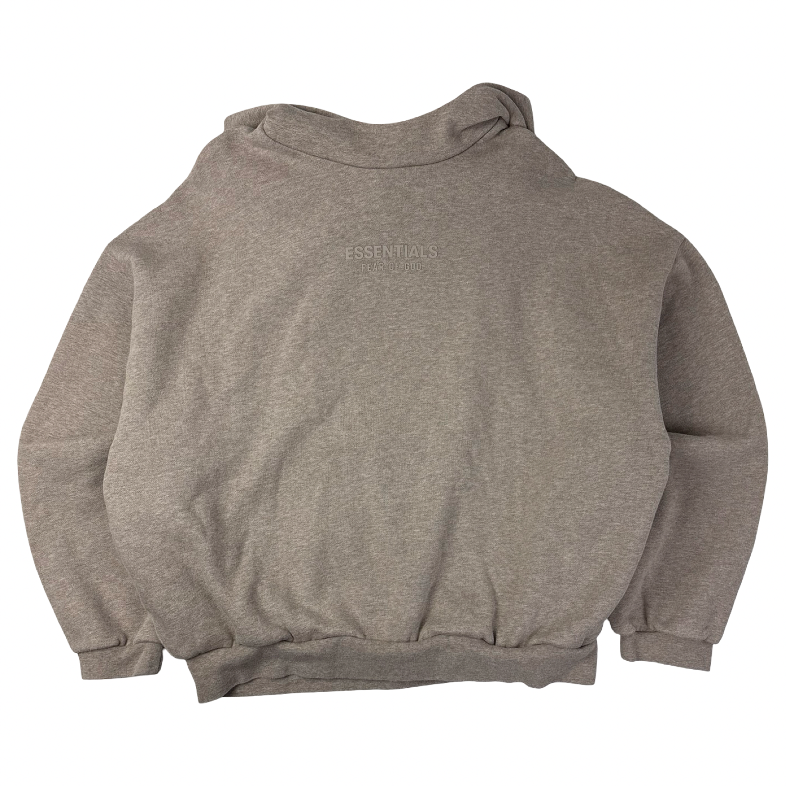 Fear Of God Essentials Mock Neck Hoodie Sand