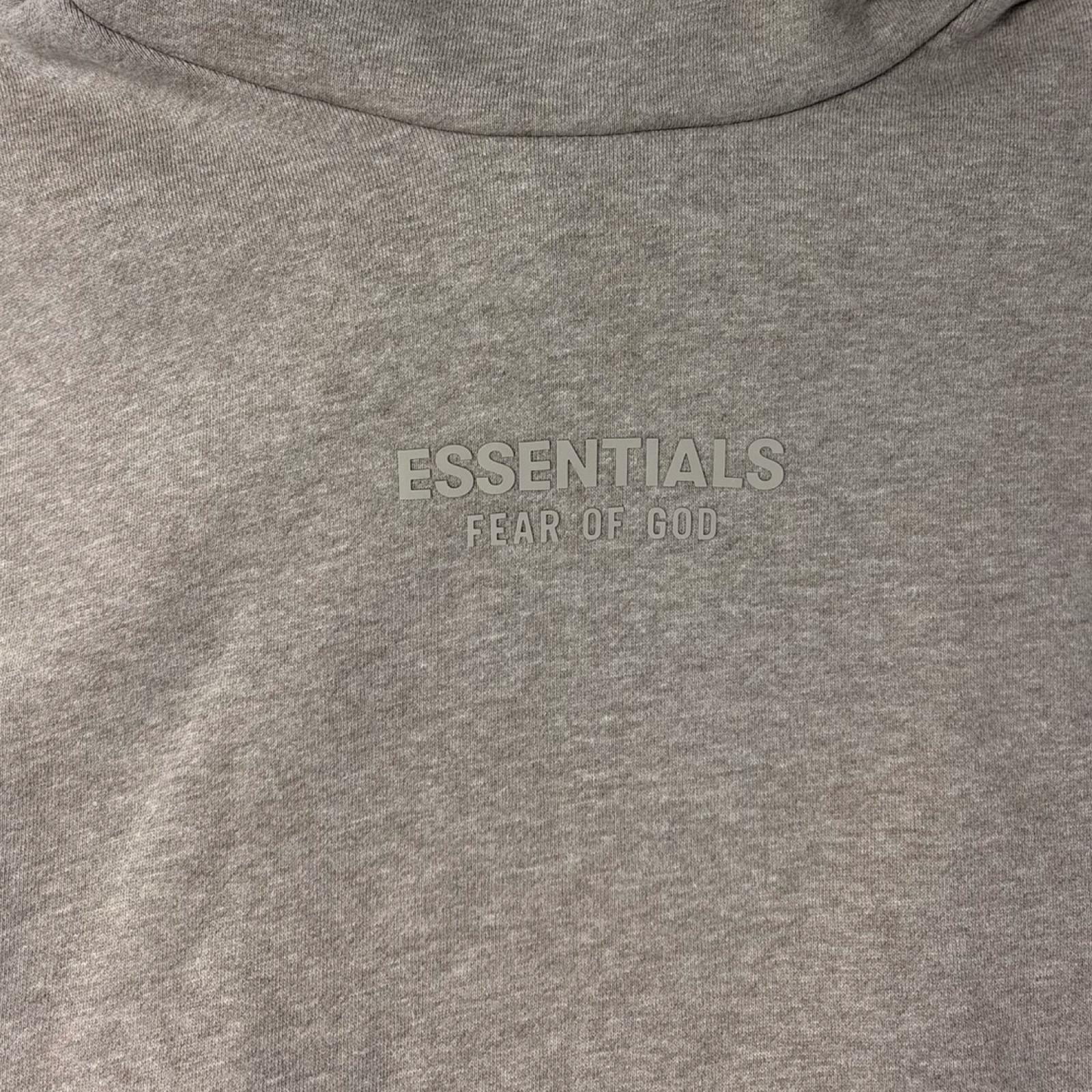 Fear Of God Essentials Mock Neck Hoodie Sand