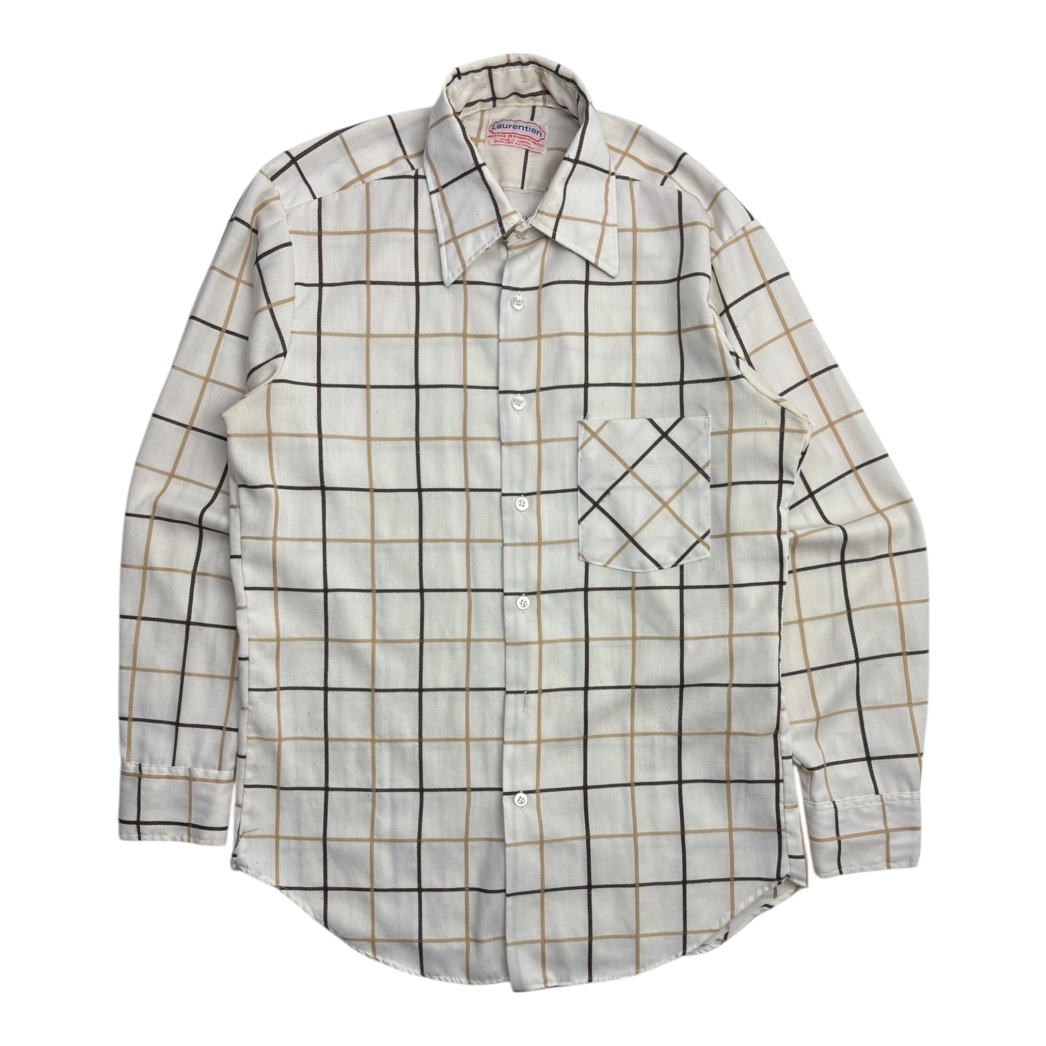 Vintage Laurentien Single Pocket Button Up