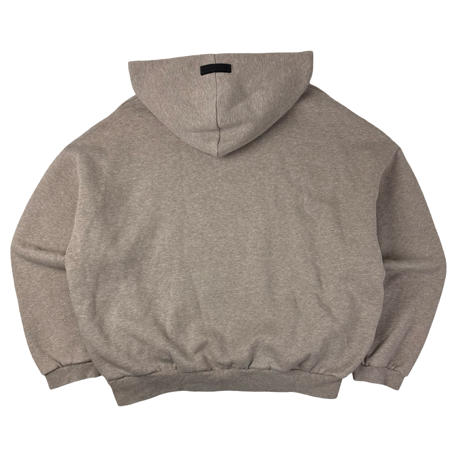 Fear Of God Essentials Mock Neck Hoodie Sand