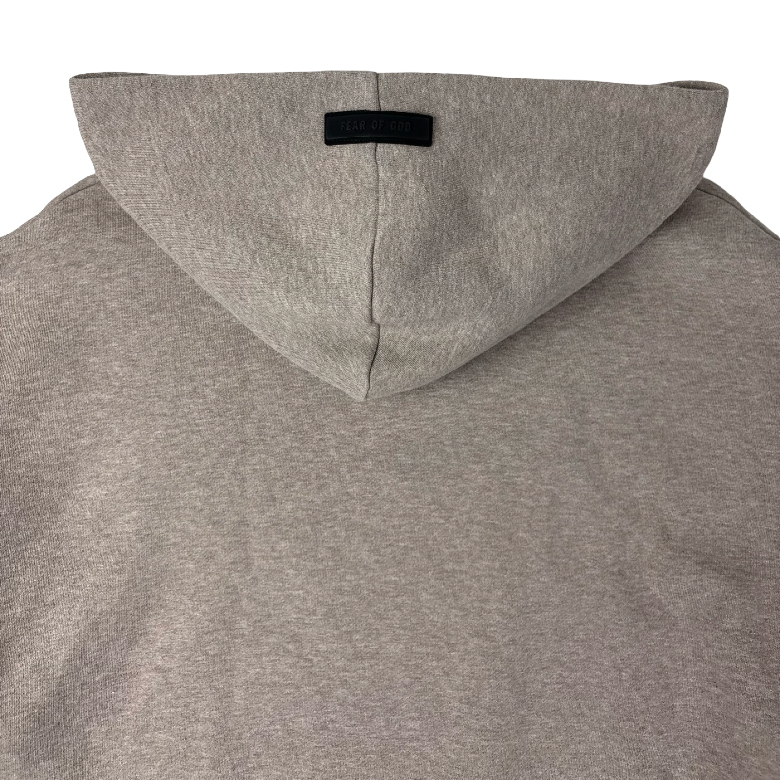 Fear Of God Essentials Mock Neck Hoodie Sand