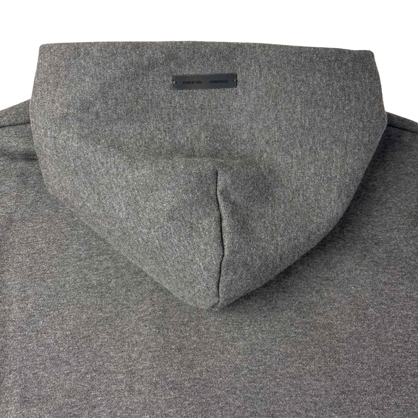 Fear Of God Essentials Holiday Embossed Classic Hoodie Grey