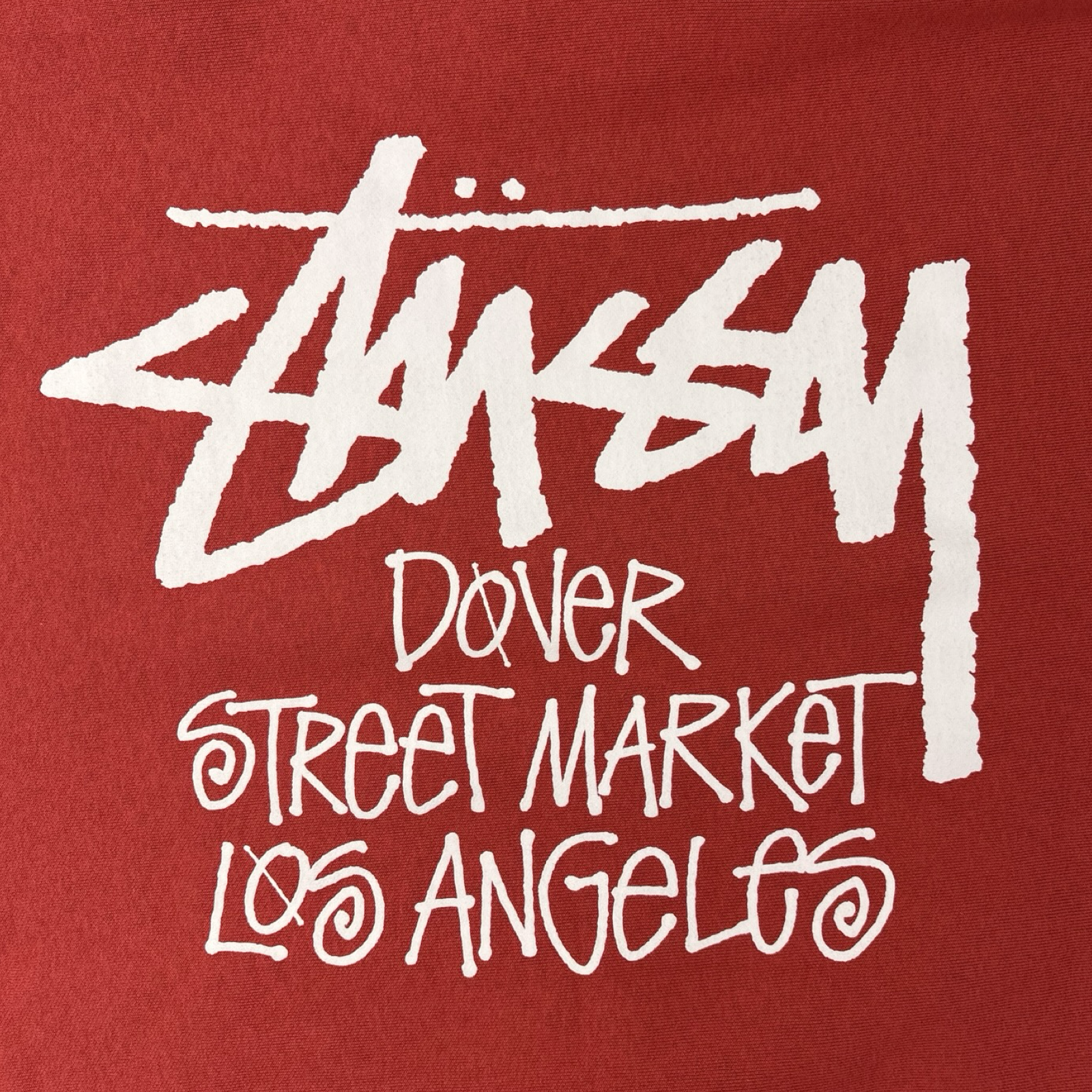 Stussy Chapters Hoodie Dover Street Market Los Angeles Red
