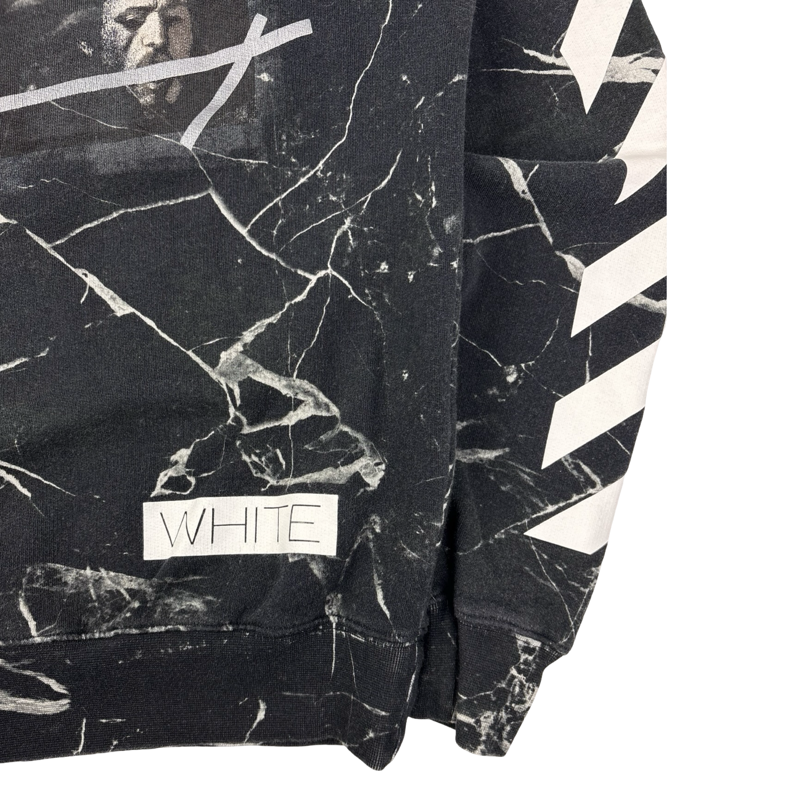 Off-White Caravaggio Painted Sweatshirt Black