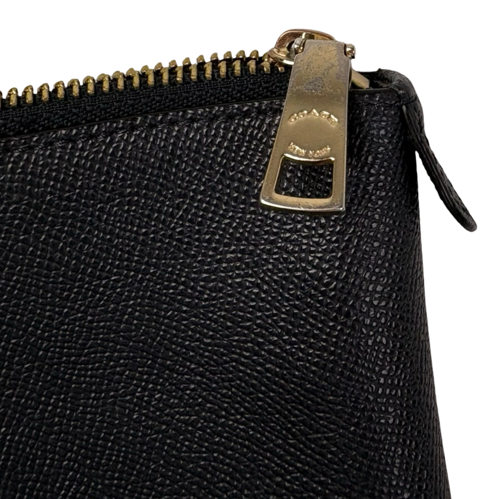 Coach Ava Tote Bag Leather Navy