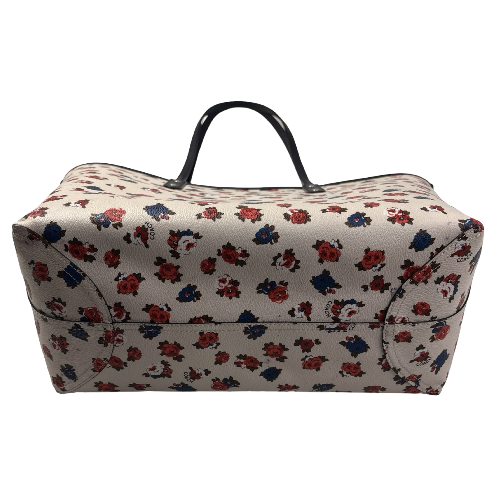 Coach Reversible City Tote Black/Floral