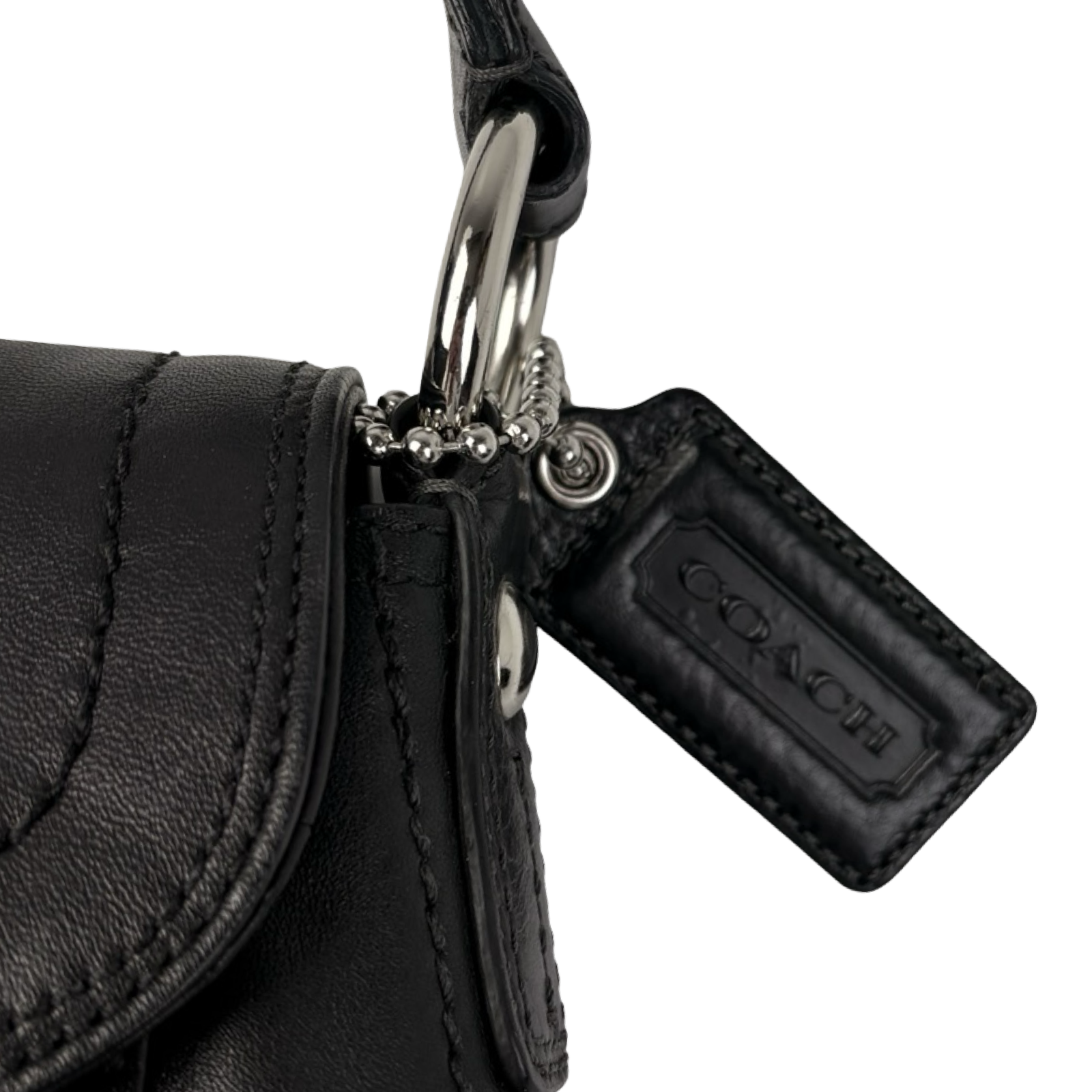 Coach Soho Flap Bag Medium Black