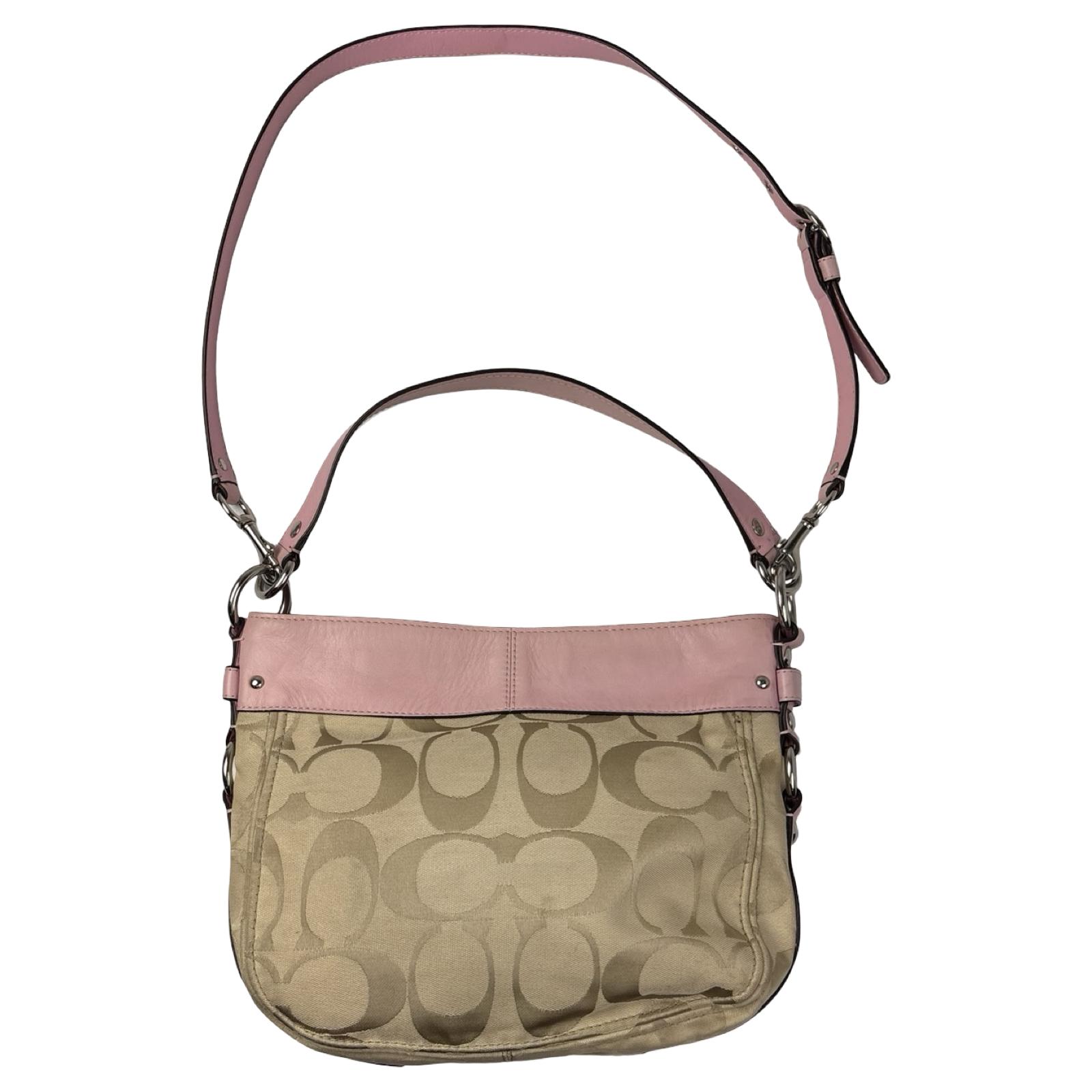 Coach Zoe Crossbody Bag Pink/Khaki