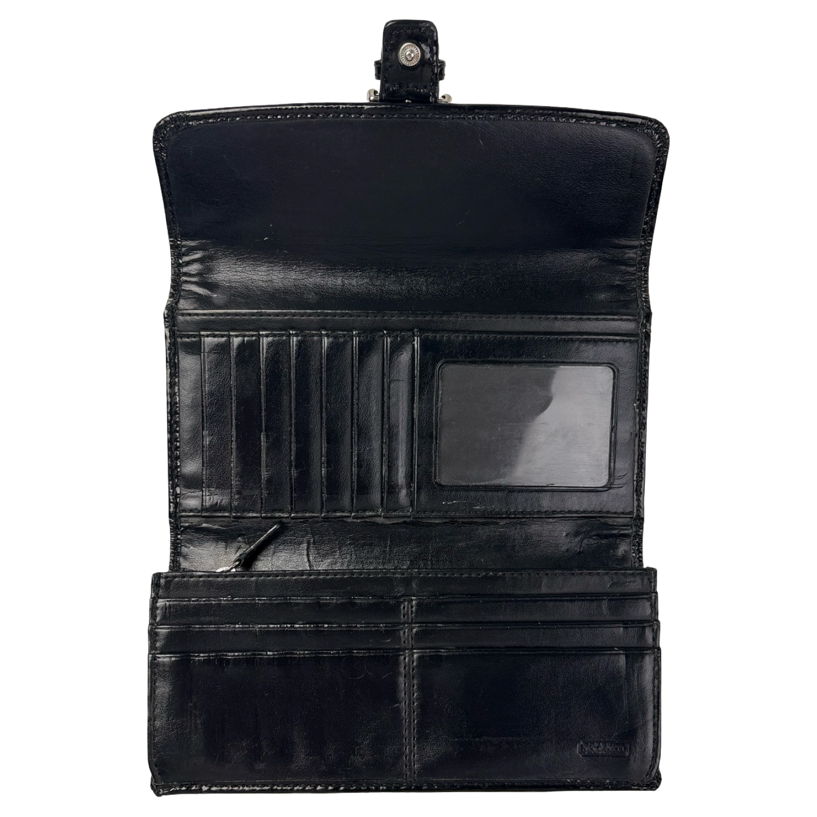 Coach Soho Wallet Patent Black