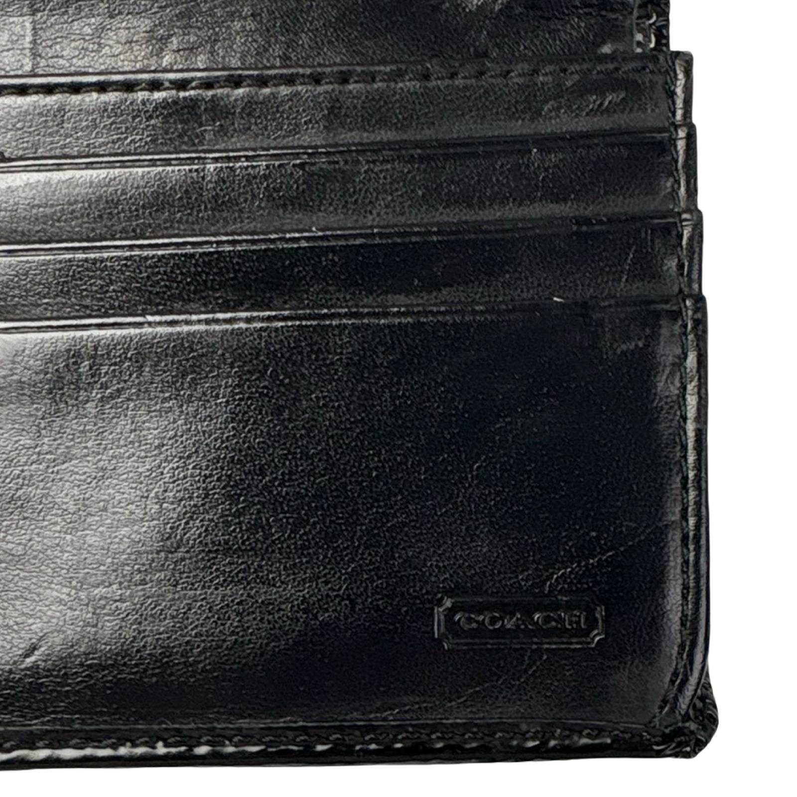 Coach Soho Wallet Patent Black