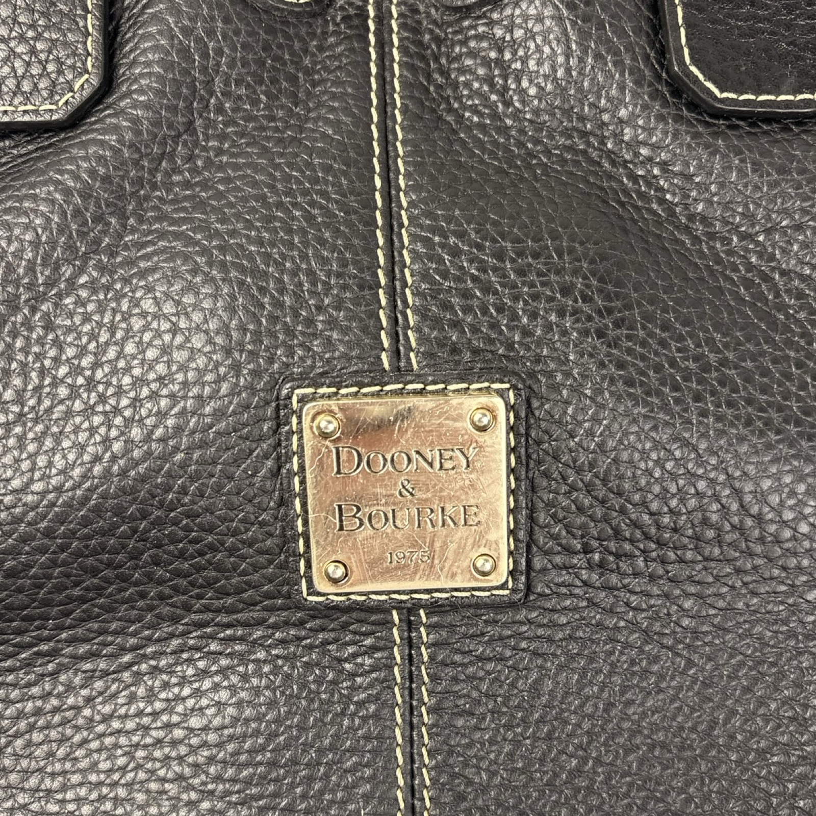 Dooney & Bourke Chiara Black Pebbled Leather Sachel