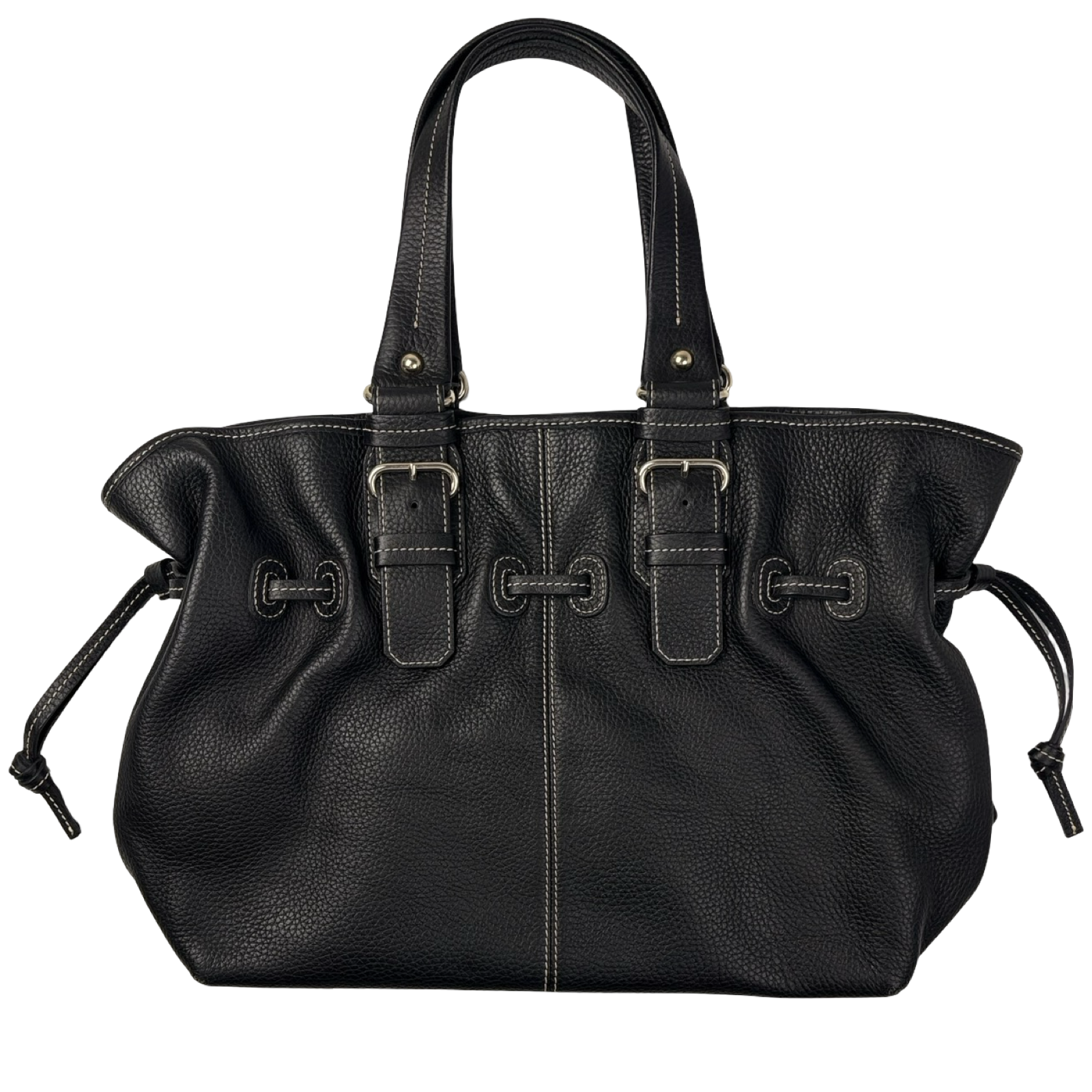 Dooney & Bourke Chiara Black Pebbled Leather Sachel