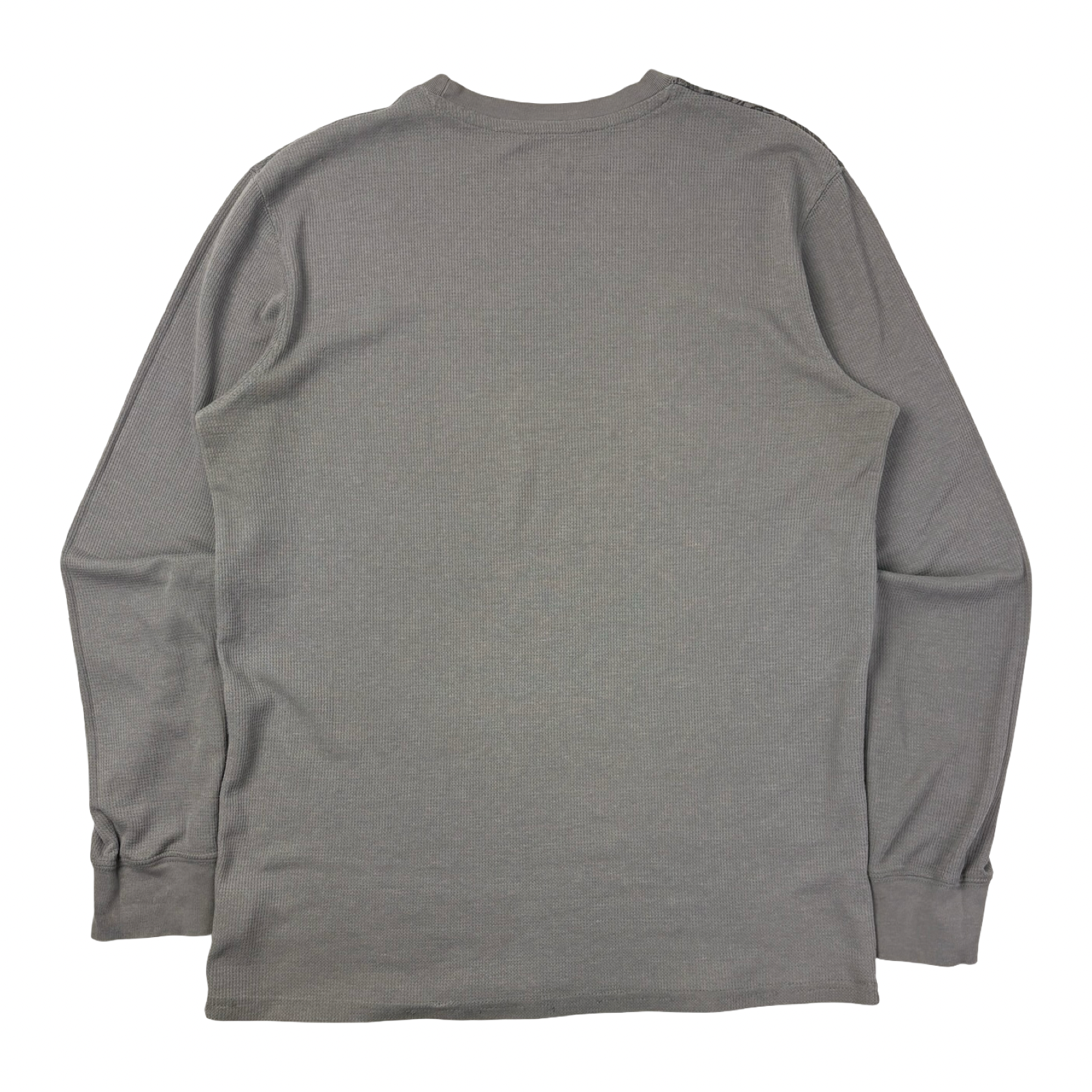 Y2K Tapout MPS Cyber Gothic Thermal Knit Long Sleeve Grey