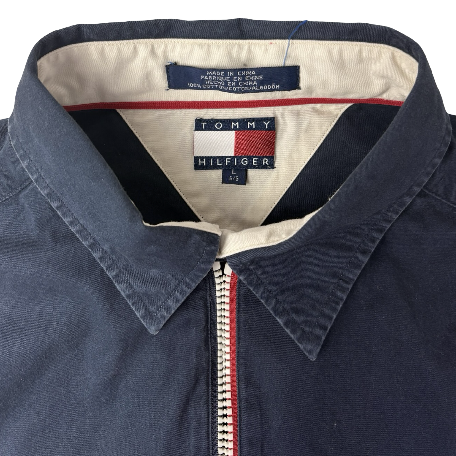 Vintage Tommy Hilfiger Collared Quarter Zip Shirt