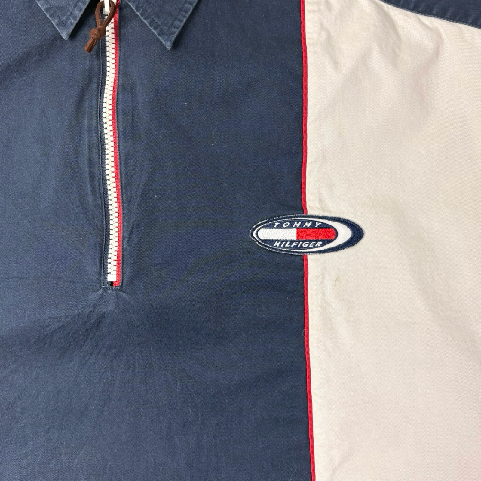 Vintage Tommy Hilfiger Collared Quarter Zip Shirt