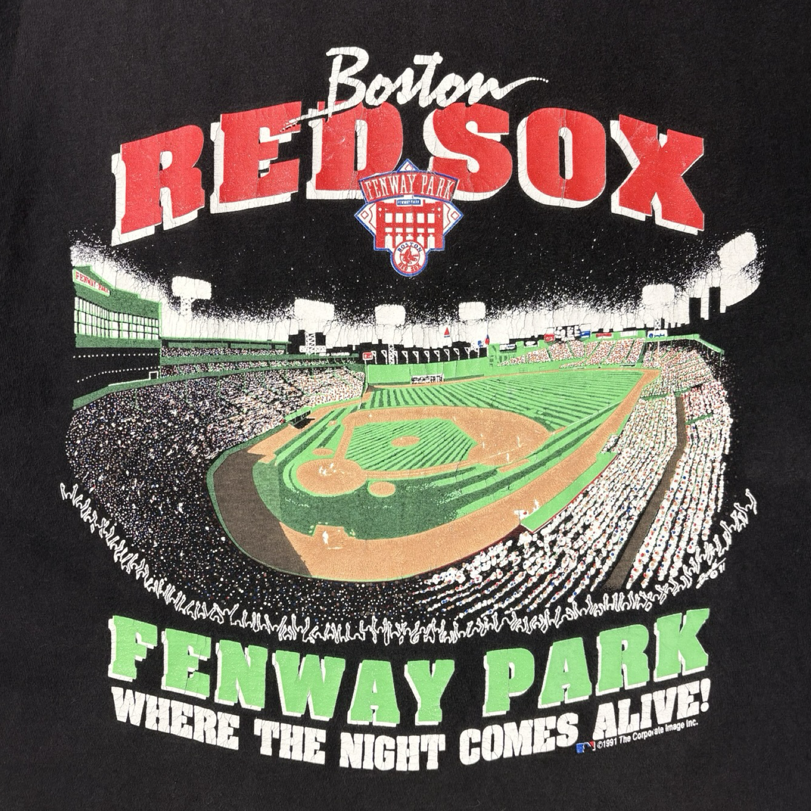 1991 Boston Red Sox Fenway Park MLB T-Shirt