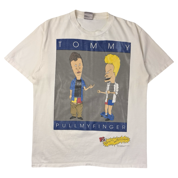 1995 Beavus & Butthead ‘Tommy PullMyFinger’ Parody MTV T-Shirt