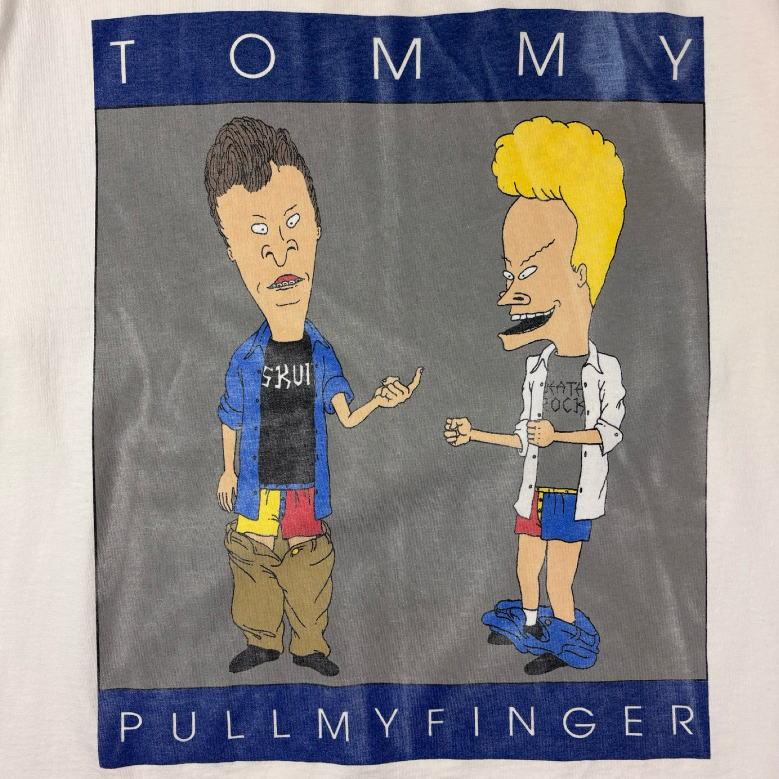 1995 Beavus & Butthead ‘Tommy PullMyFinger’ Parody MTV T-Shirt