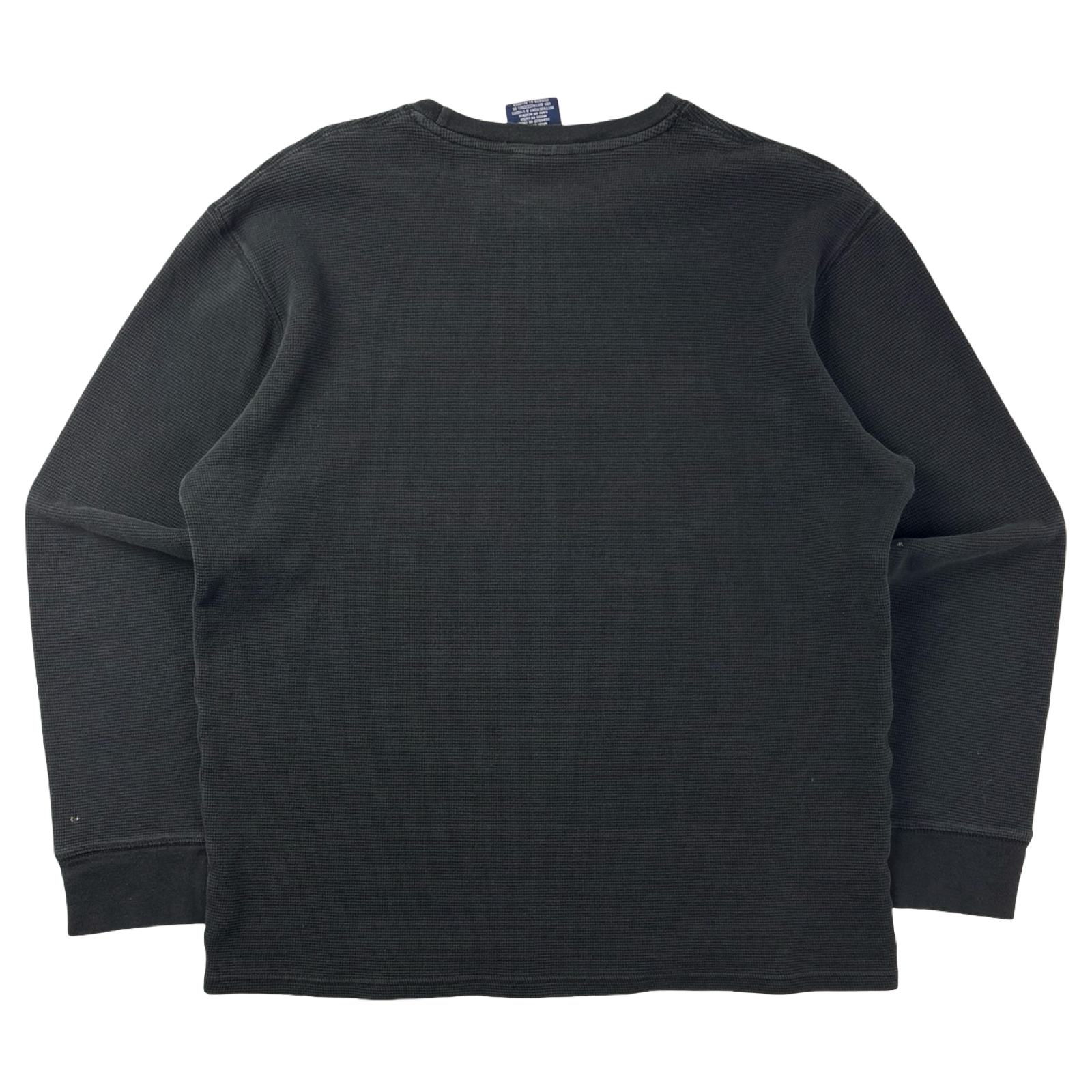 Vintage Polo Ralph Lauren Small Pony Long Sleeve Thermal Black