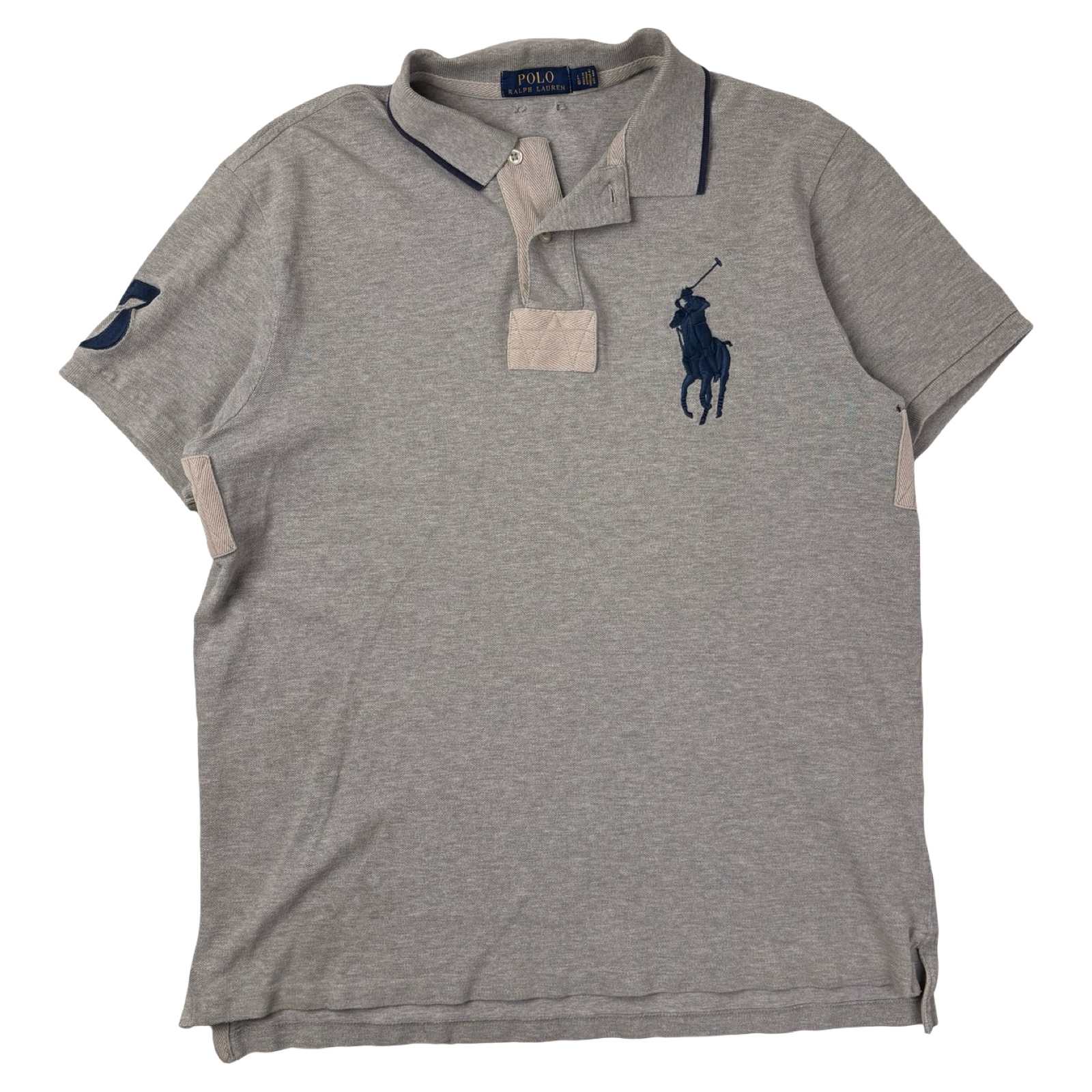 Polo Ralph Lauren Big Pony Collared Shirt Grey