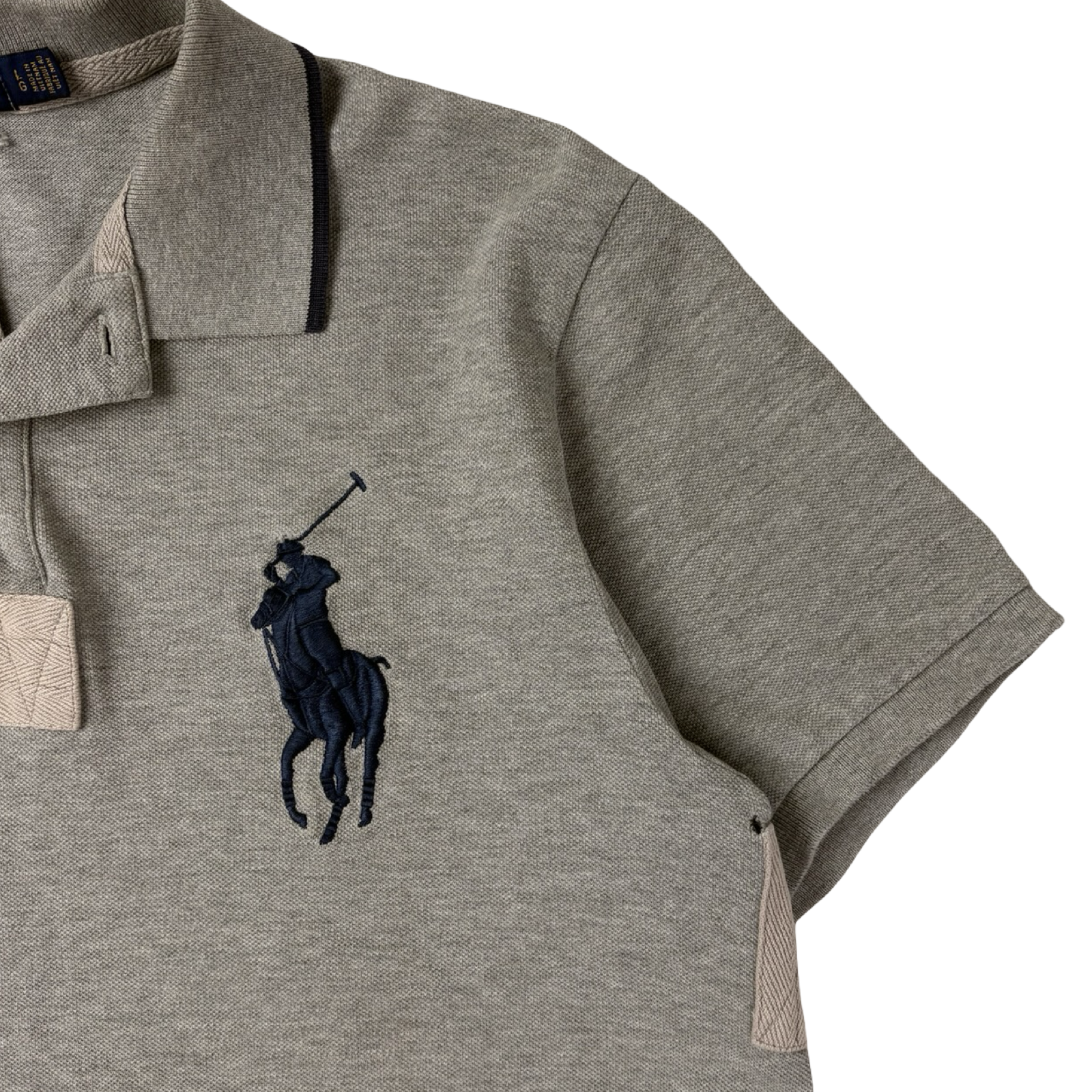 Polo Ralph Lauren Big Pony Collared Shirt Grey