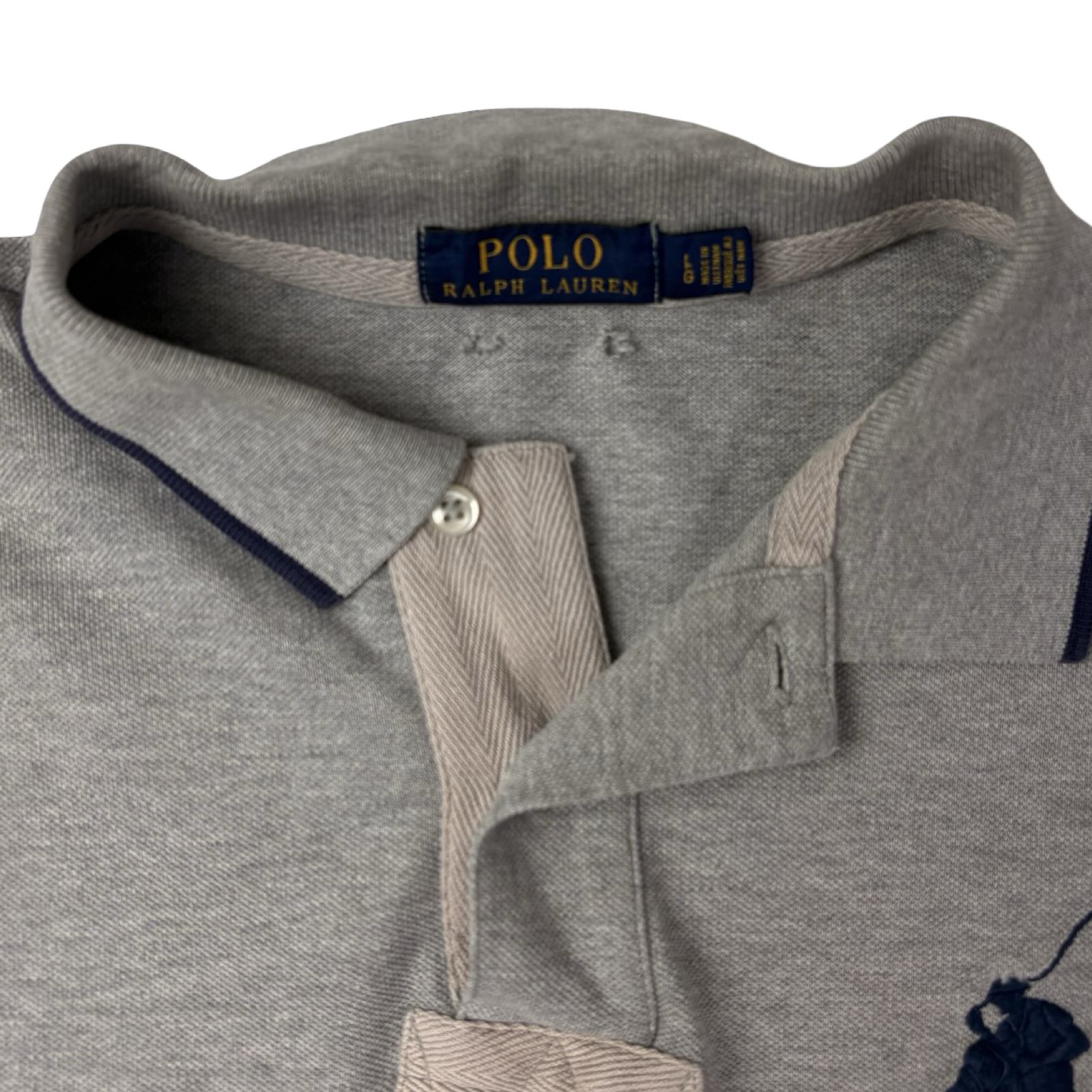 Polo Ralph Lauren Big Pony Collared Shirt Grey