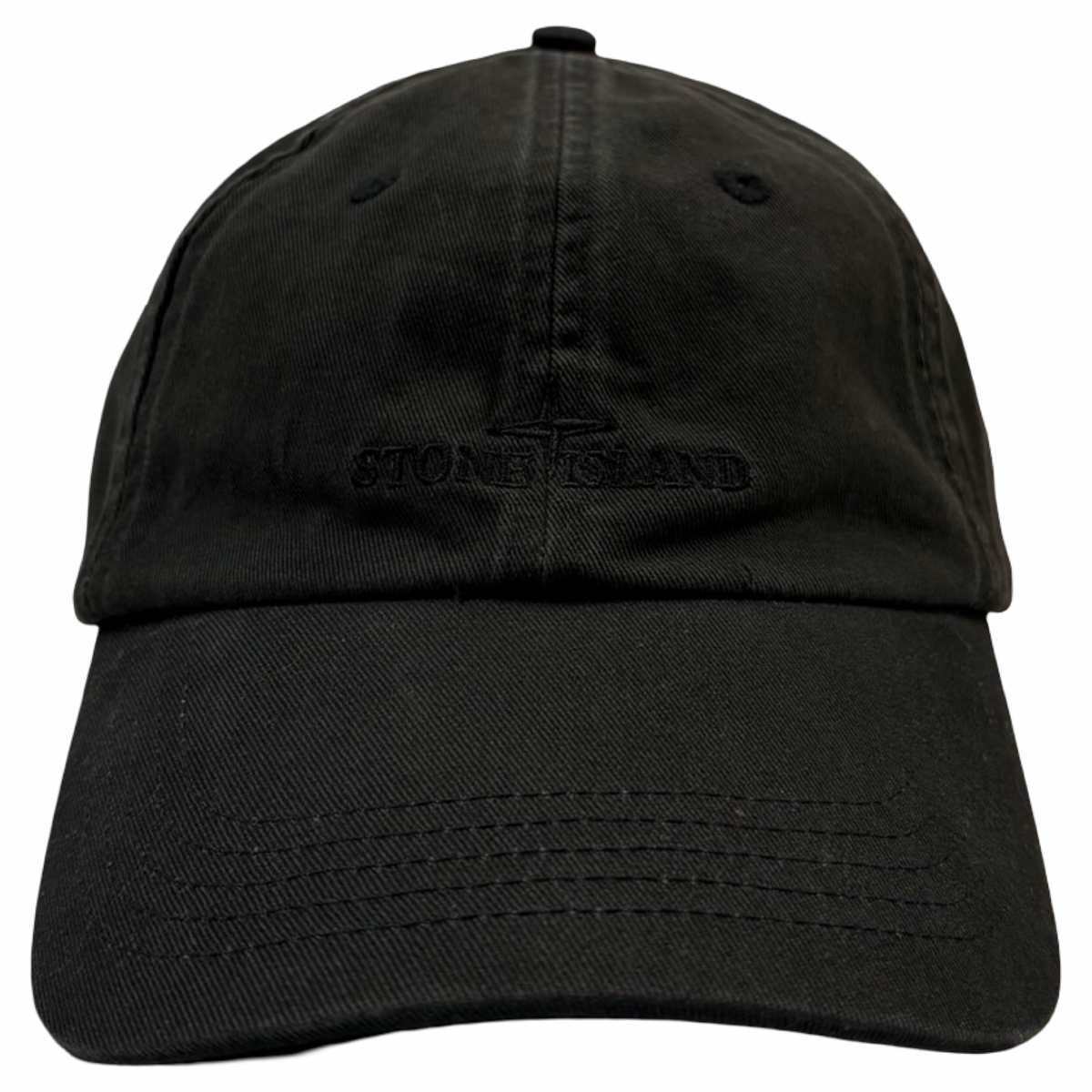 Stone Island Embroidered Logo 6 Panel Cap