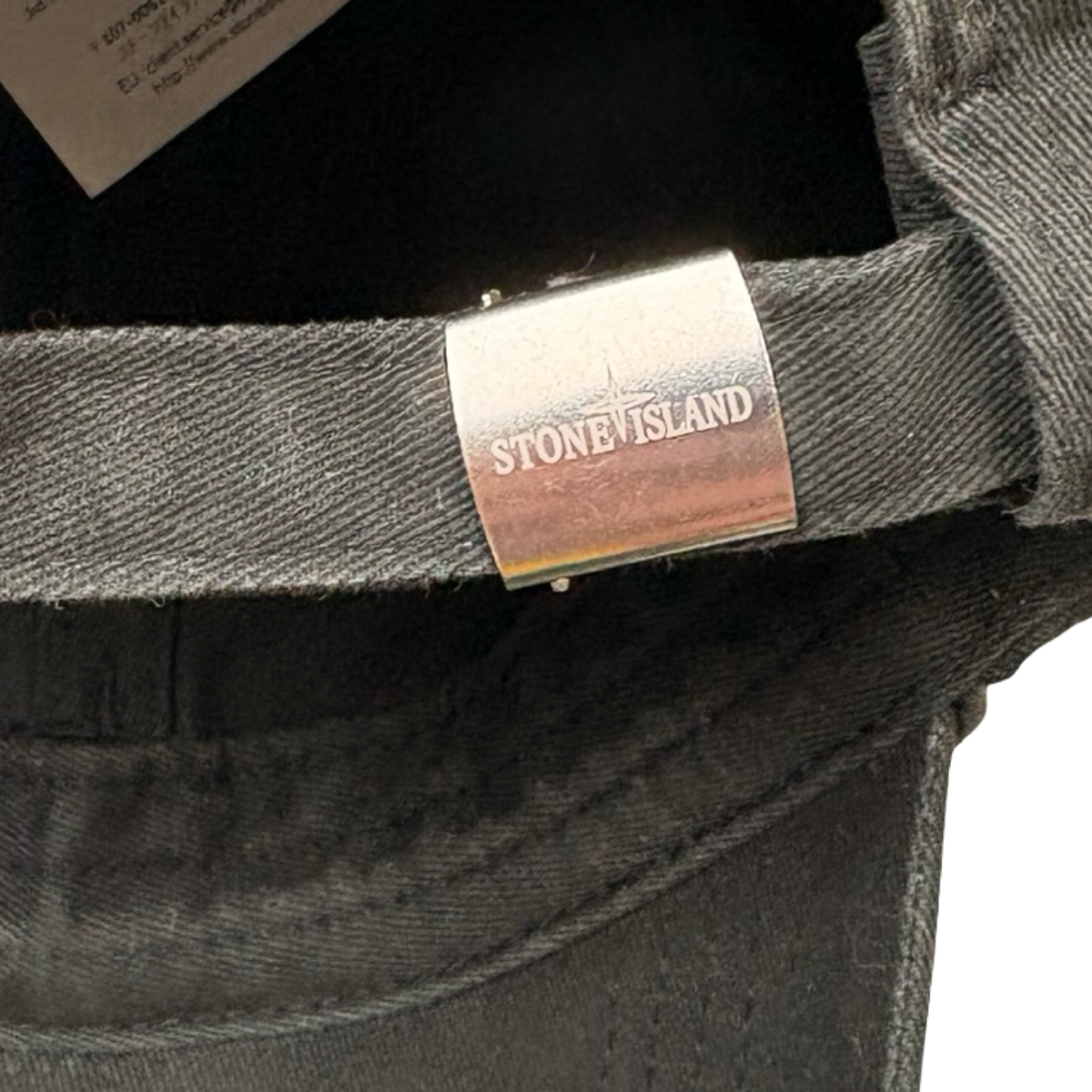 Stone Island Embroidered Logo 6 Panel Cap
