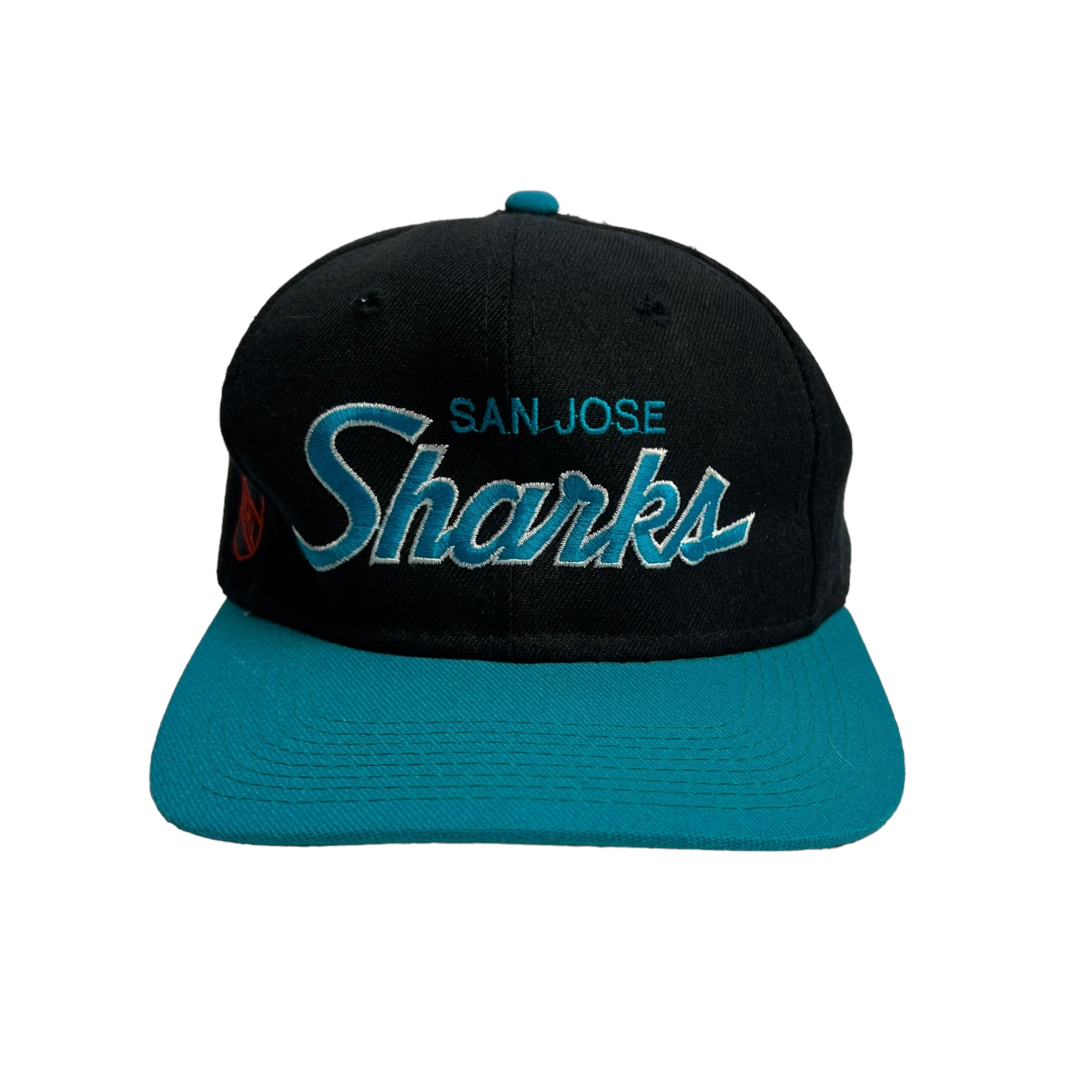 Vintage San Jose Sharks Sports Specialties Script Hat