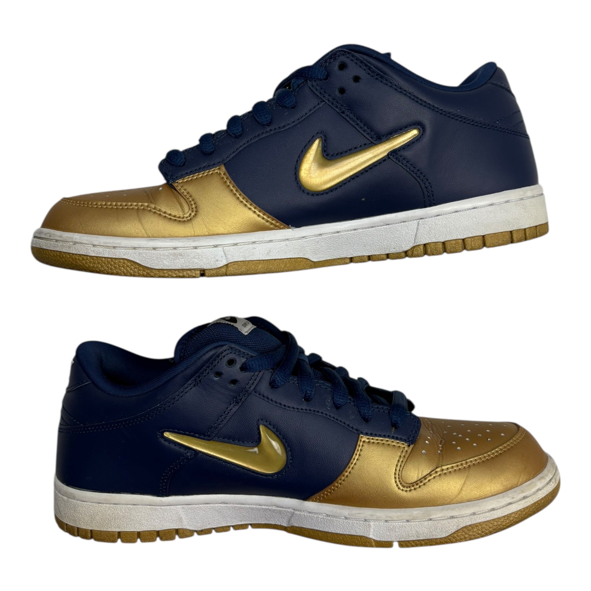 Nike SB Dunk Low Supreme Jewel Swoosh Gold (Used)