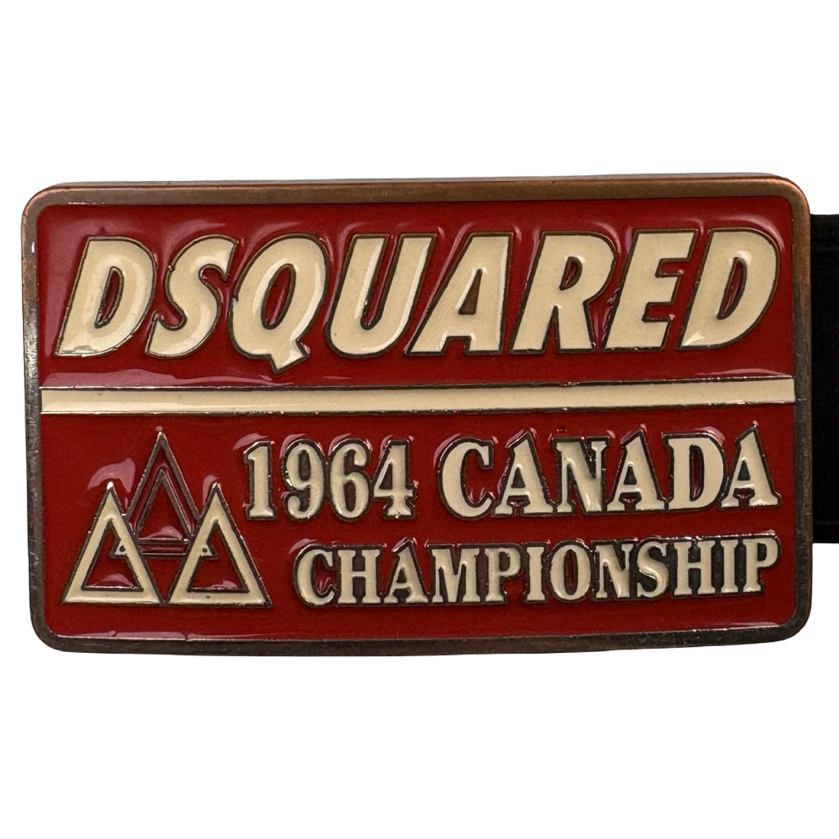 Dsquared Canada Championship Leather Belt