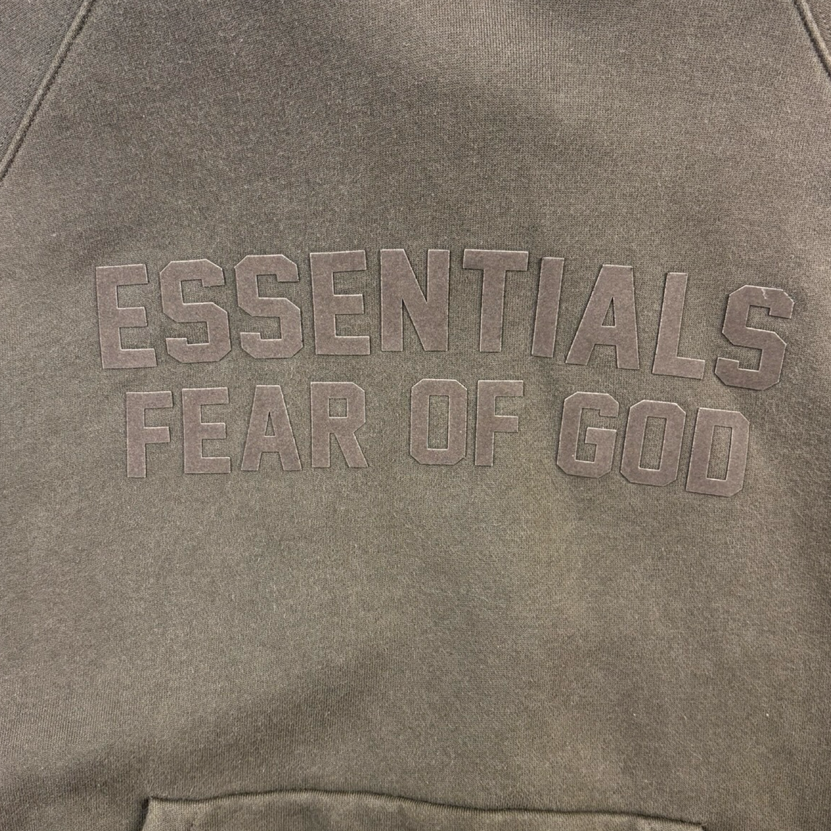 Fear Of God Essentials Hoodie Off Black