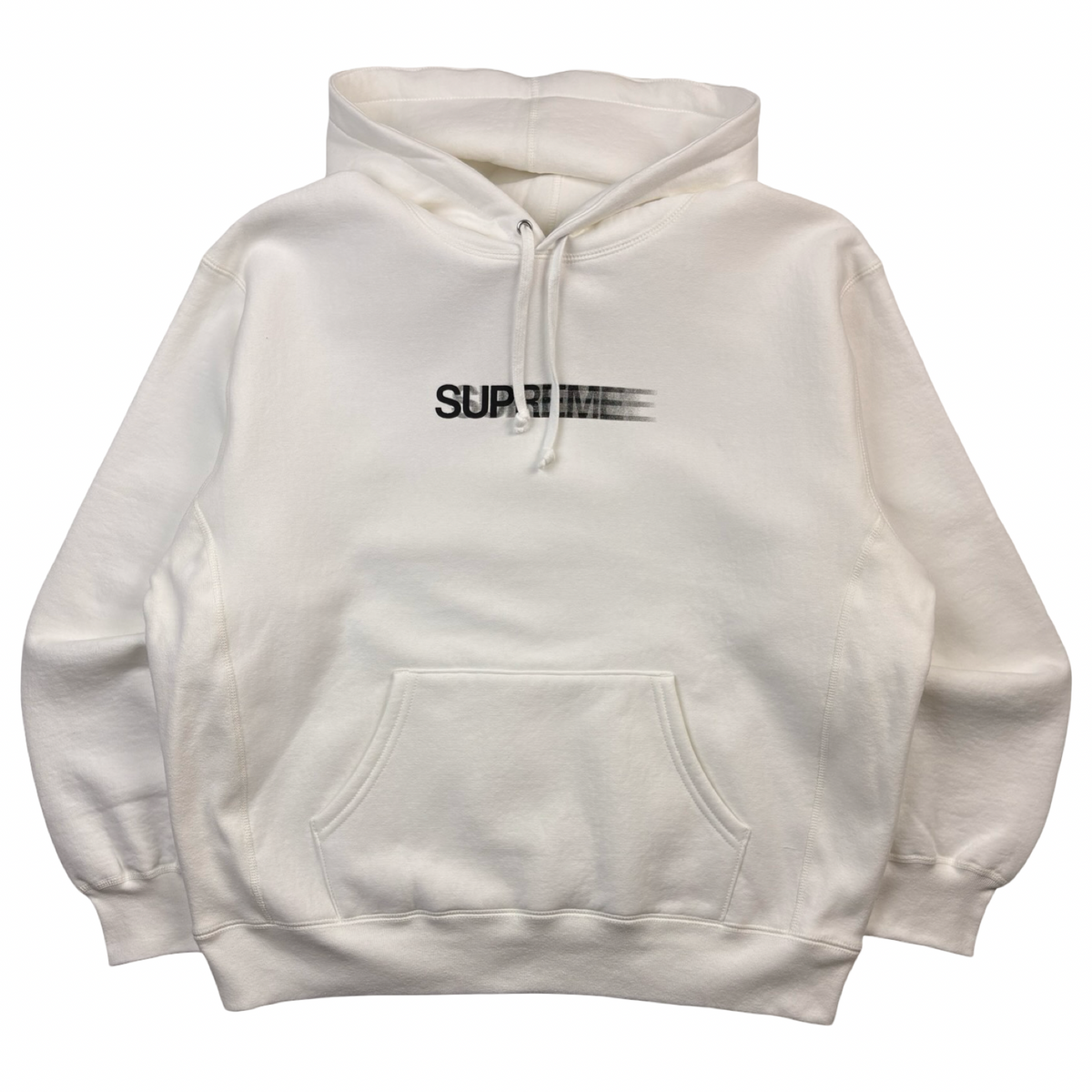 Supreme Motion Logo Hooded Sweatshirt (SS23) White